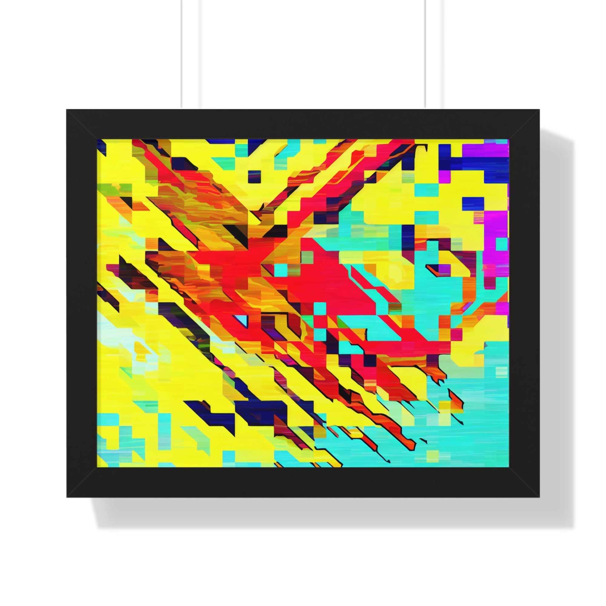 Euphoria in Pixels | Framed Print