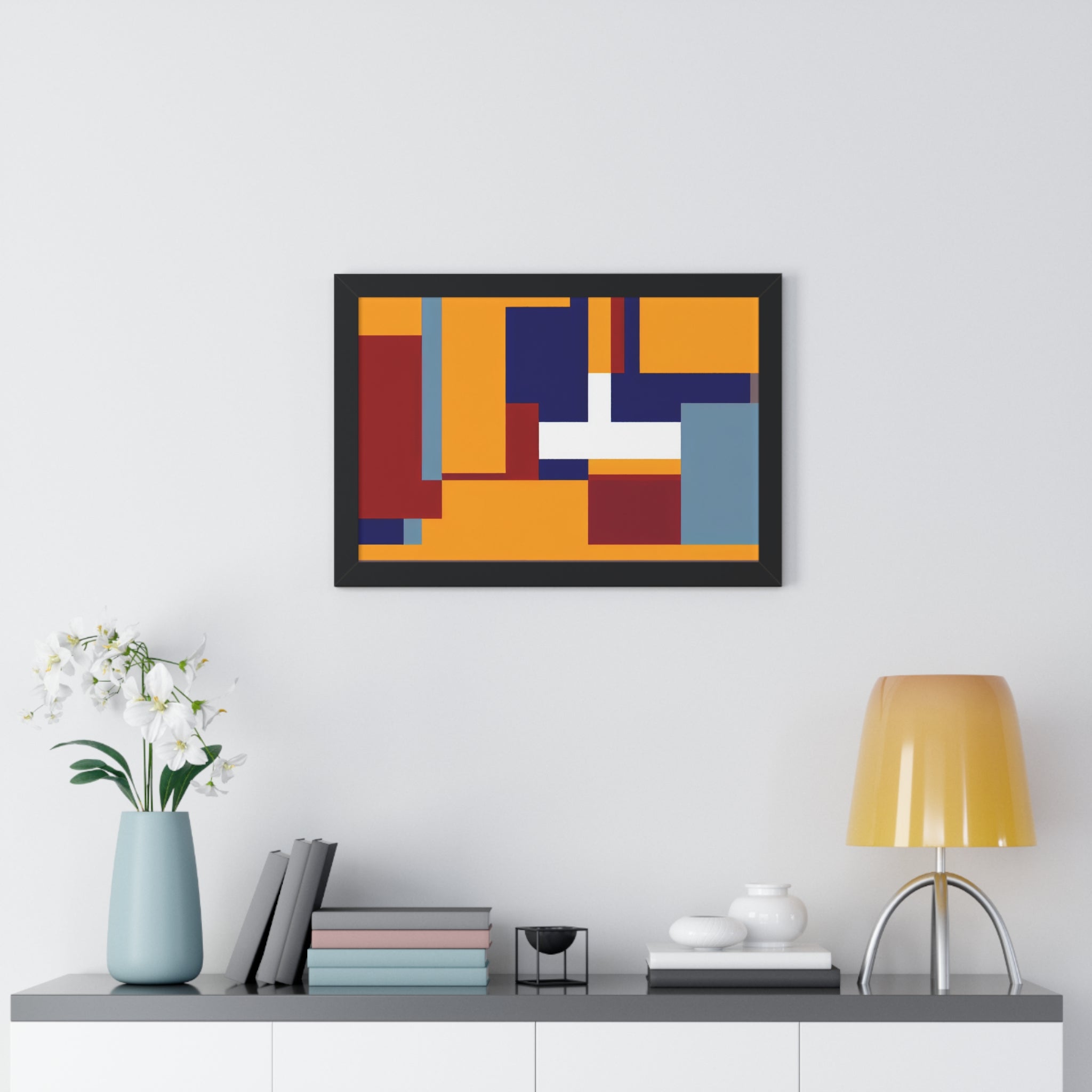 Harmony in Geometry | Framed Print