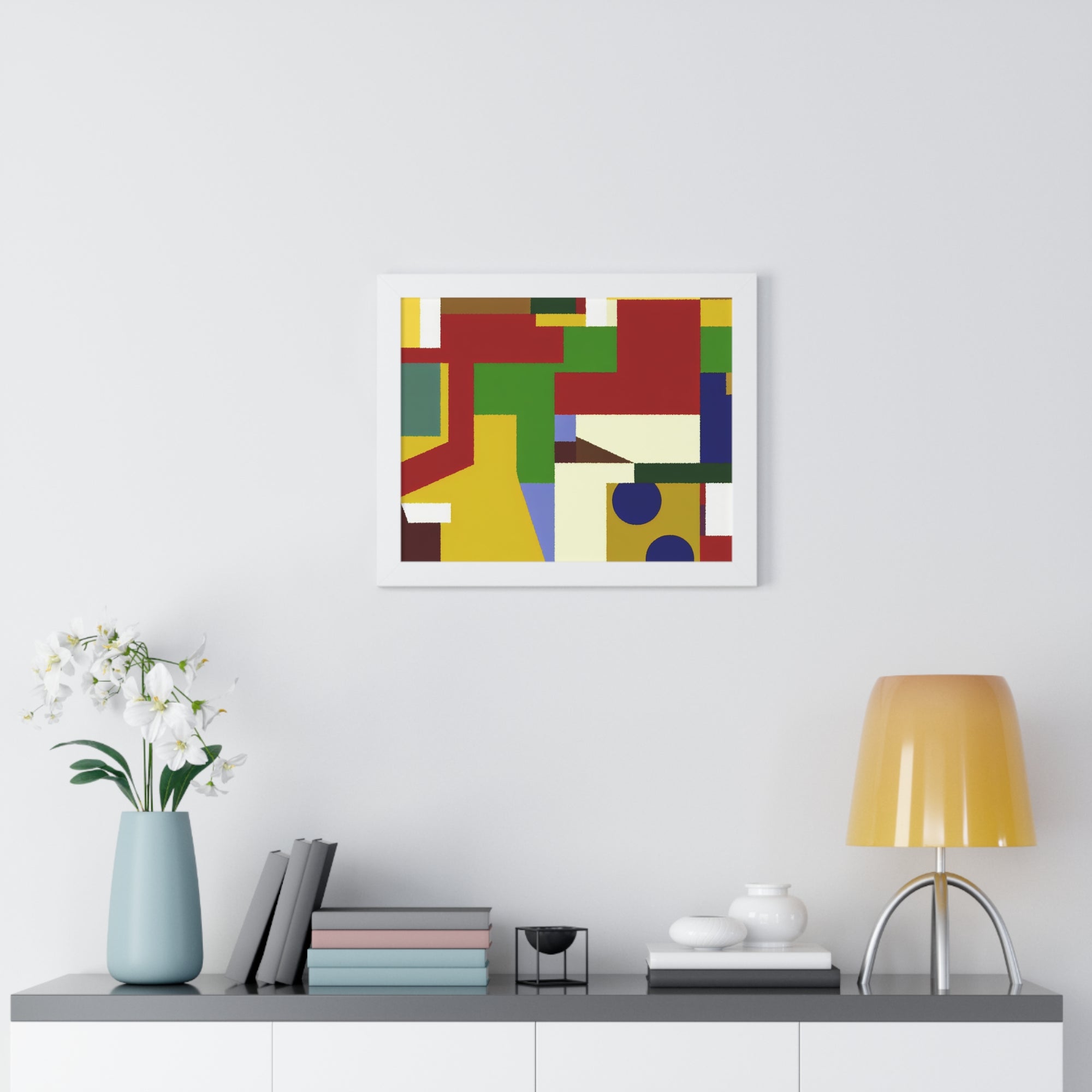 Geometric Harmony Unleashed | Framed Print