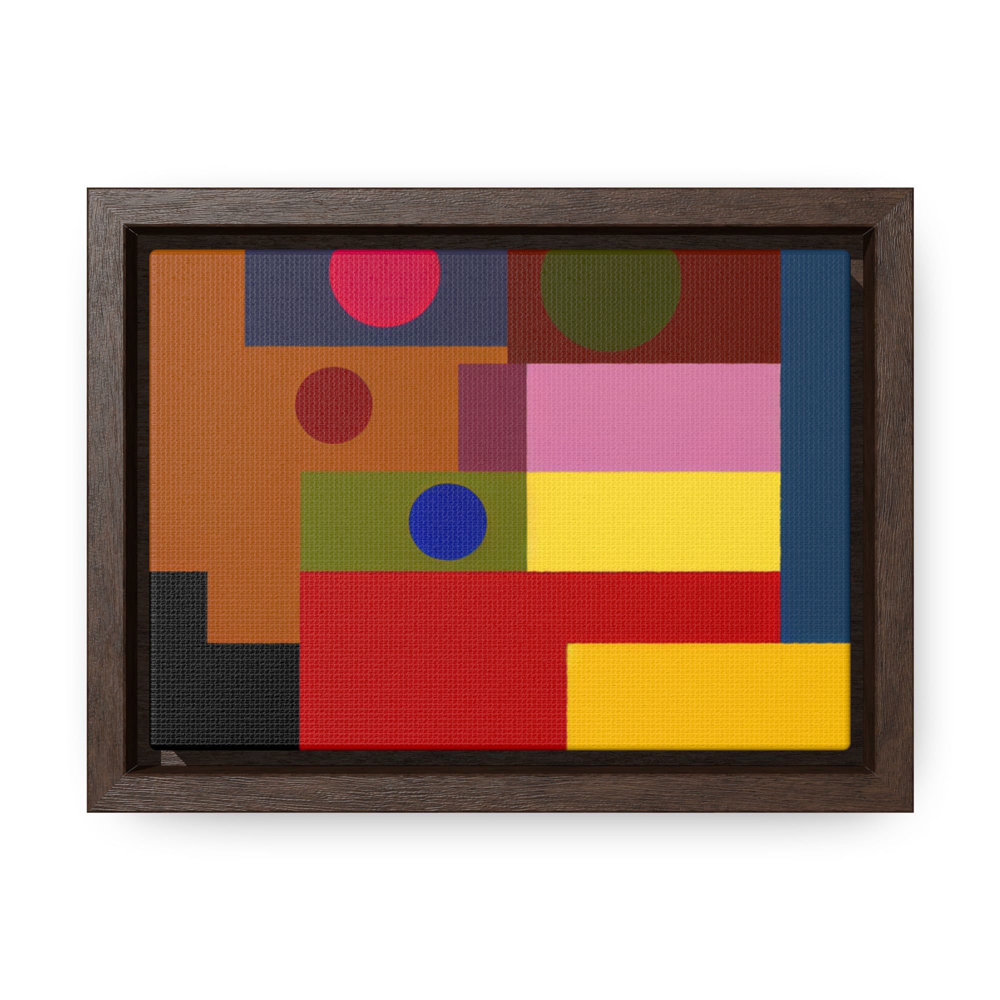 Radiant Geometry Unveiled | Framed Canvas