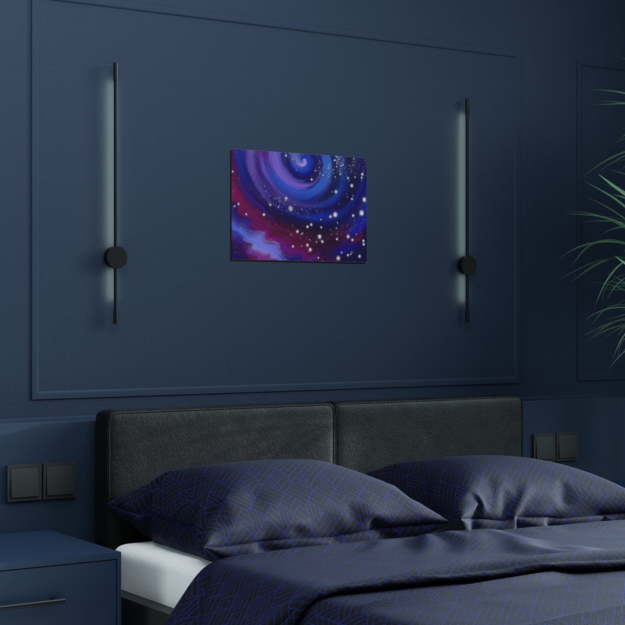 Celestial Whirlwind Dreams | Satin Print