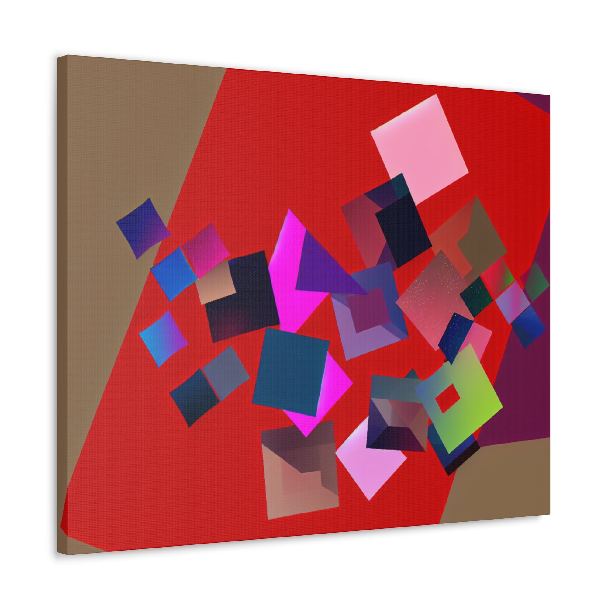 Vibrant Square Serenade | Canvas