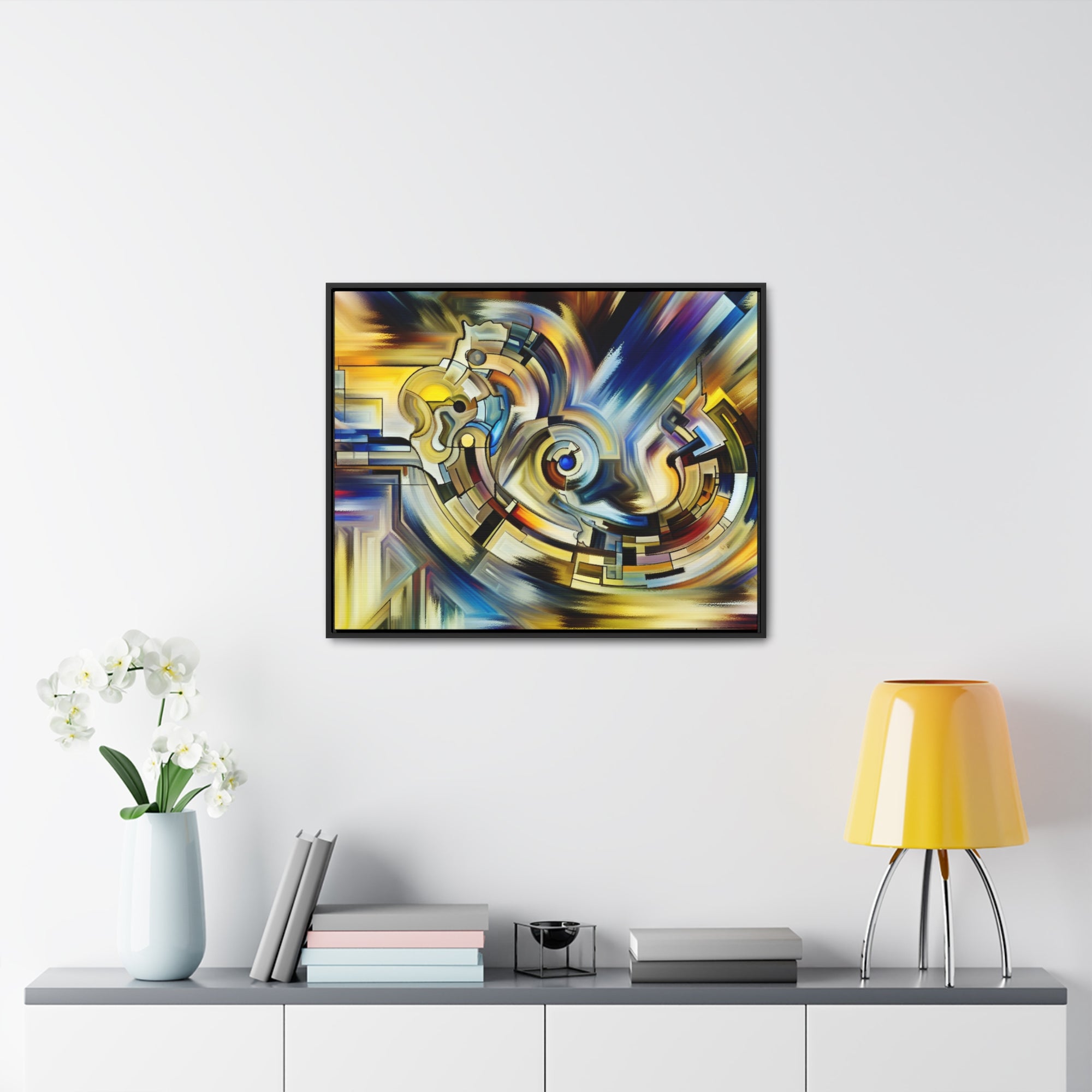 Kinetic Symphony of Chaos | Framed Canvas