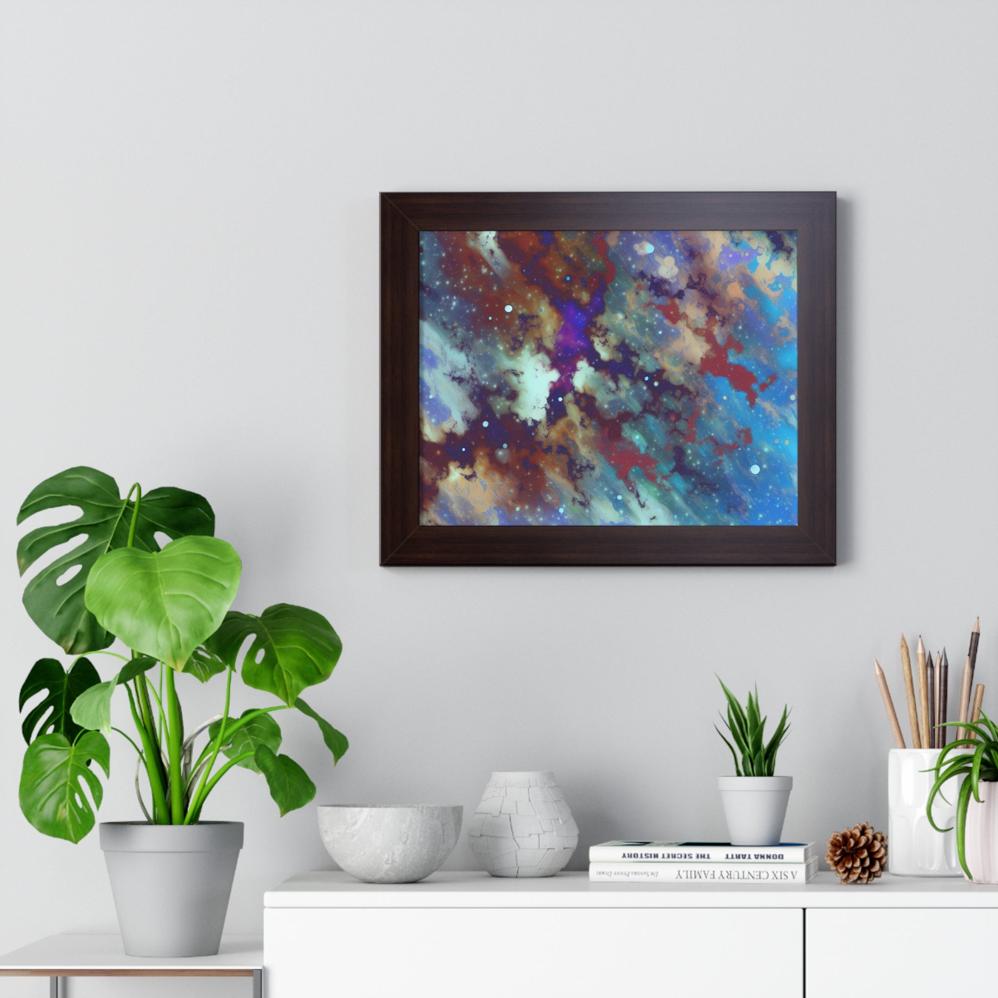 Stellar Whispers and Cosmic Dreams | Framed Print