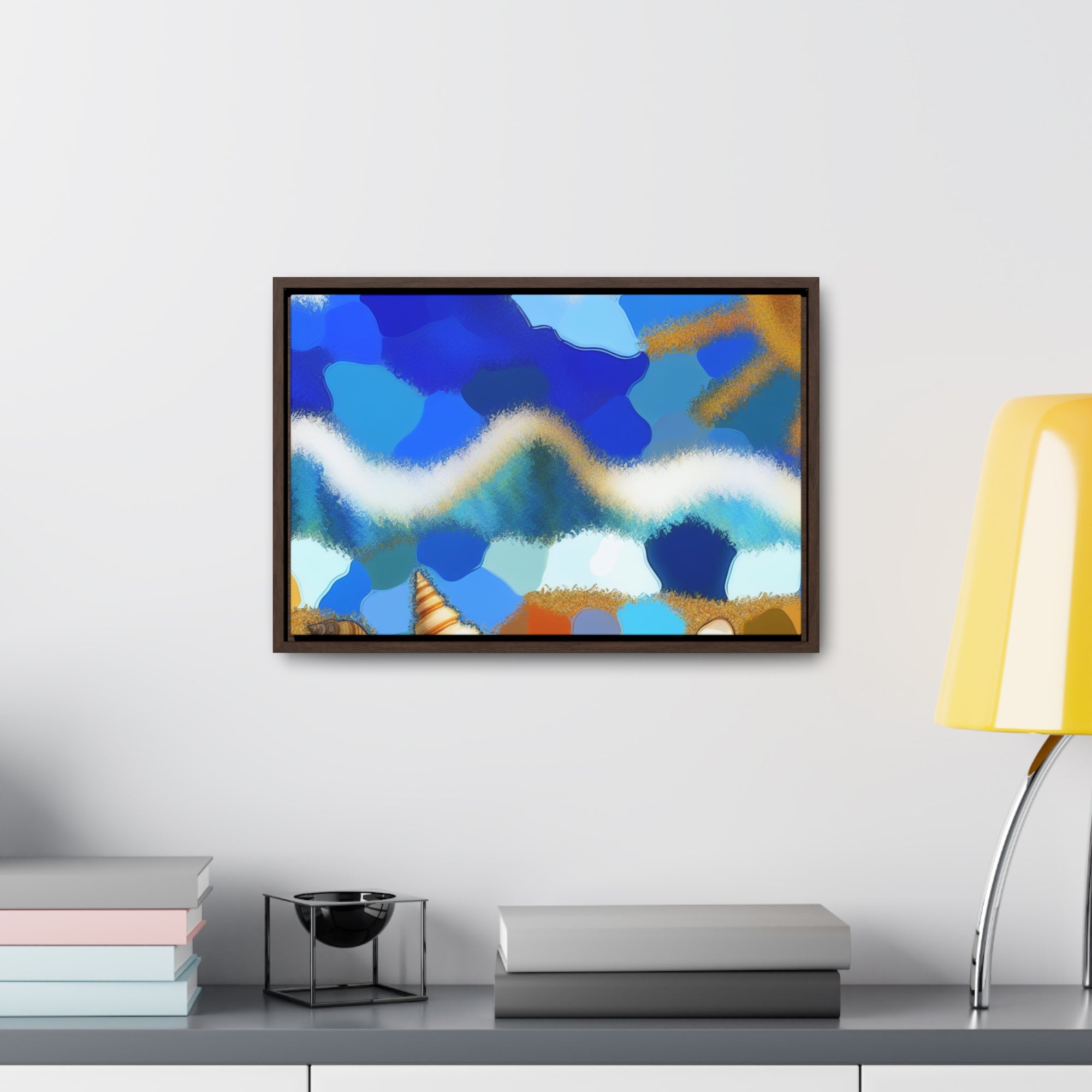 Tidal Dreams and Sunlight | Framed Canvas