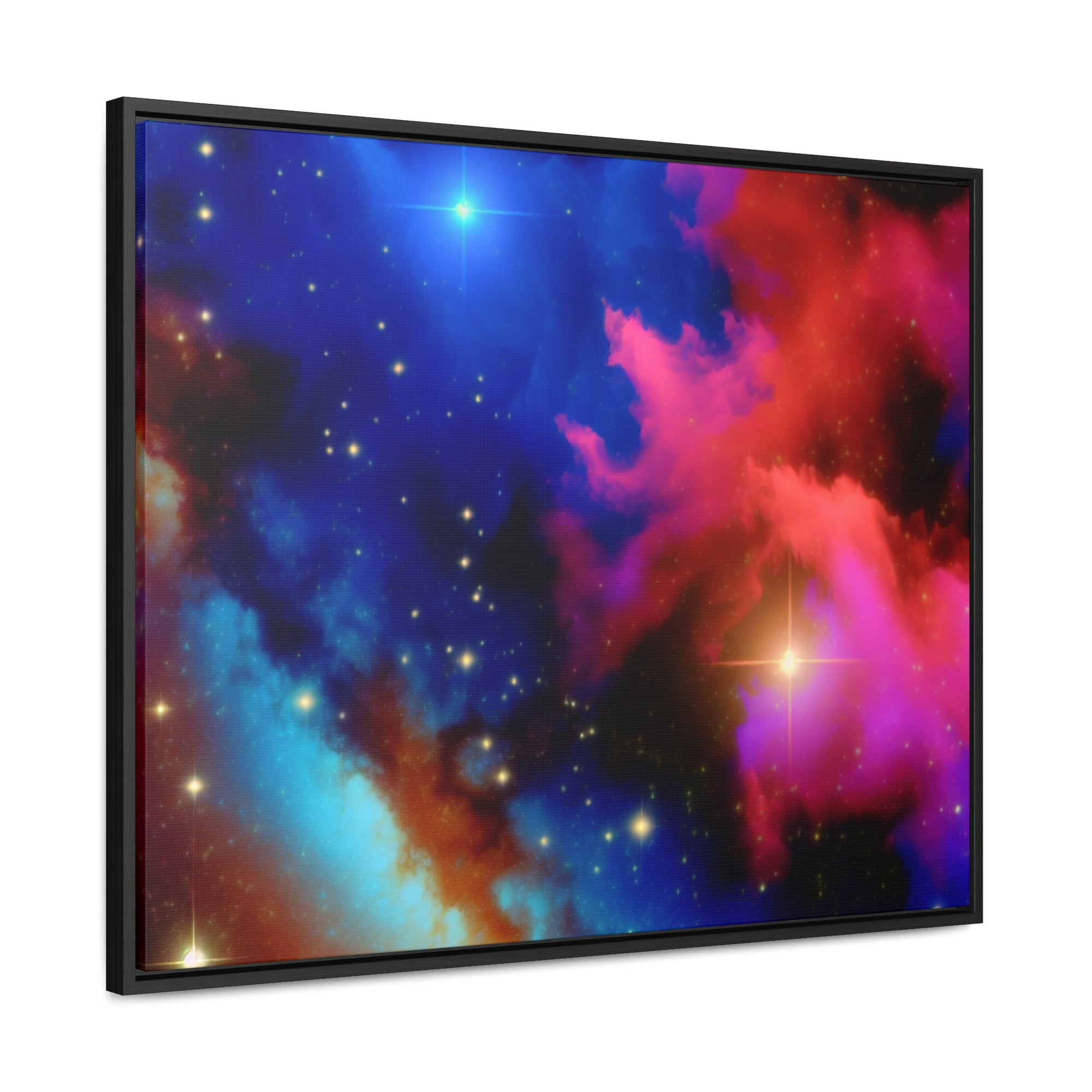 Celestial Whirl and Daze | Framed Canvas