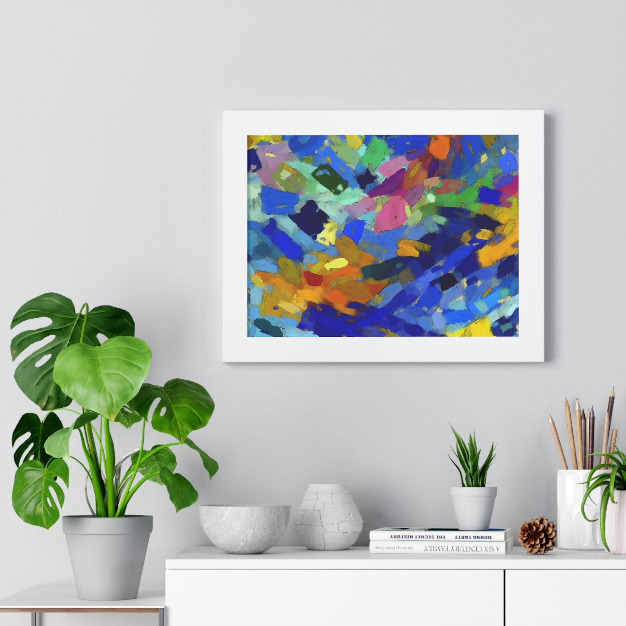 Elysian Whirl and Drift | Framed Print