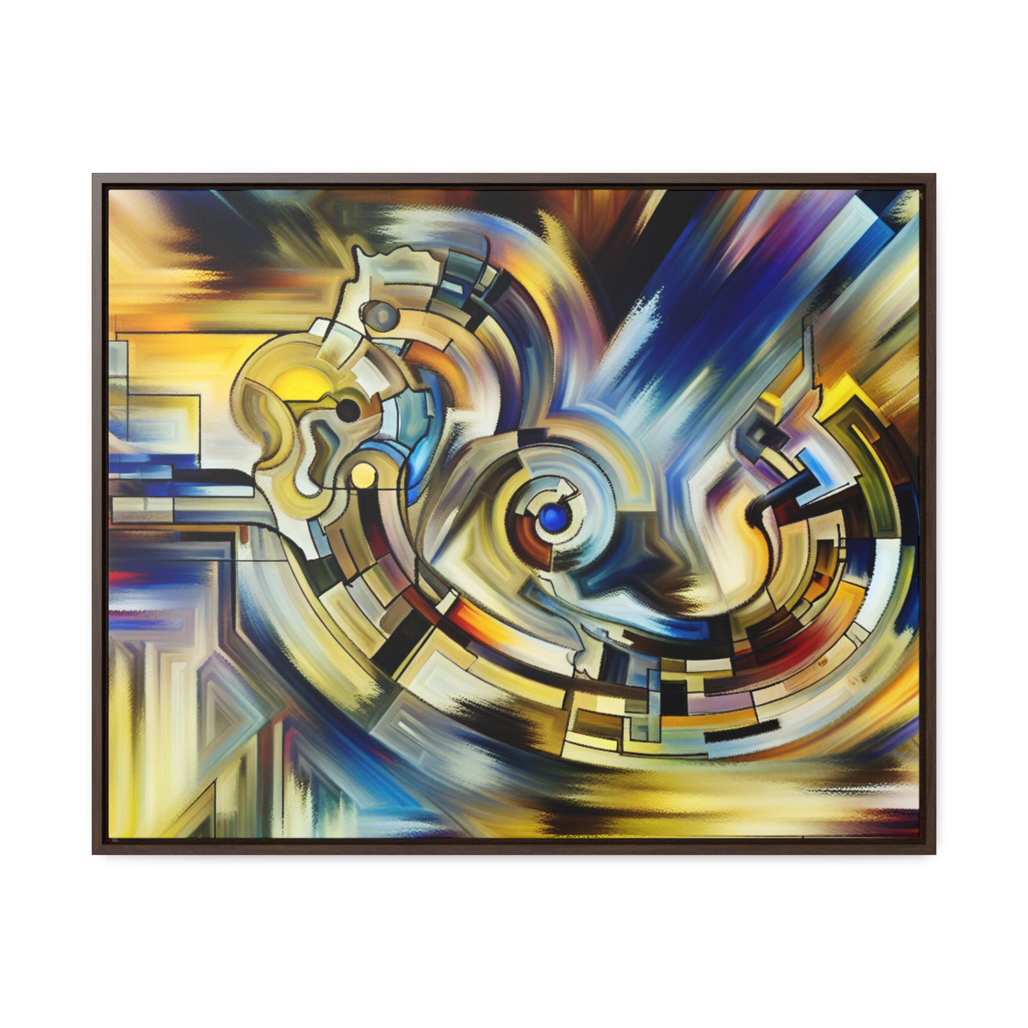 Kinetic Symphony of Chaos | Framed Canvas