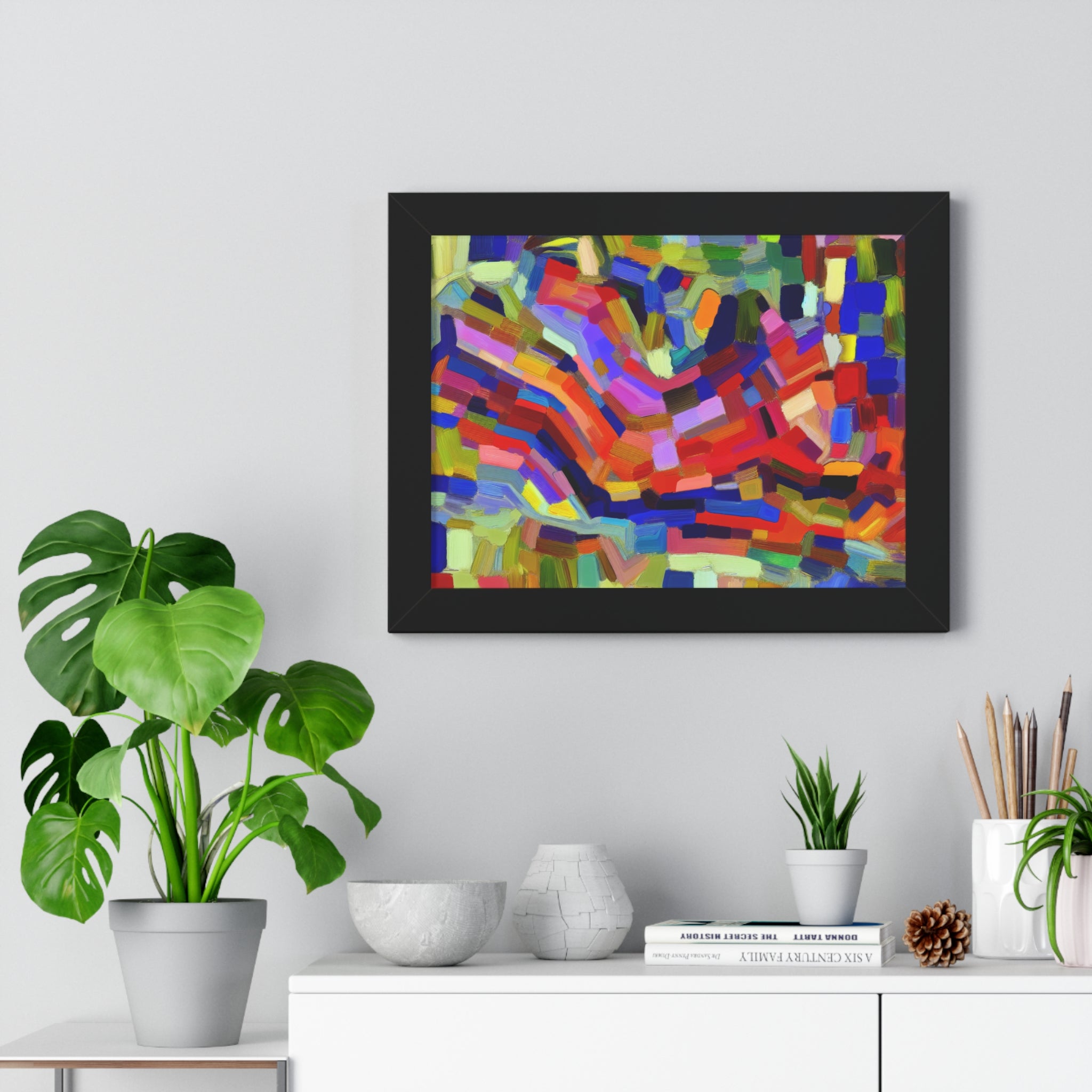 Vivid Echoes in Motion | Framed Print