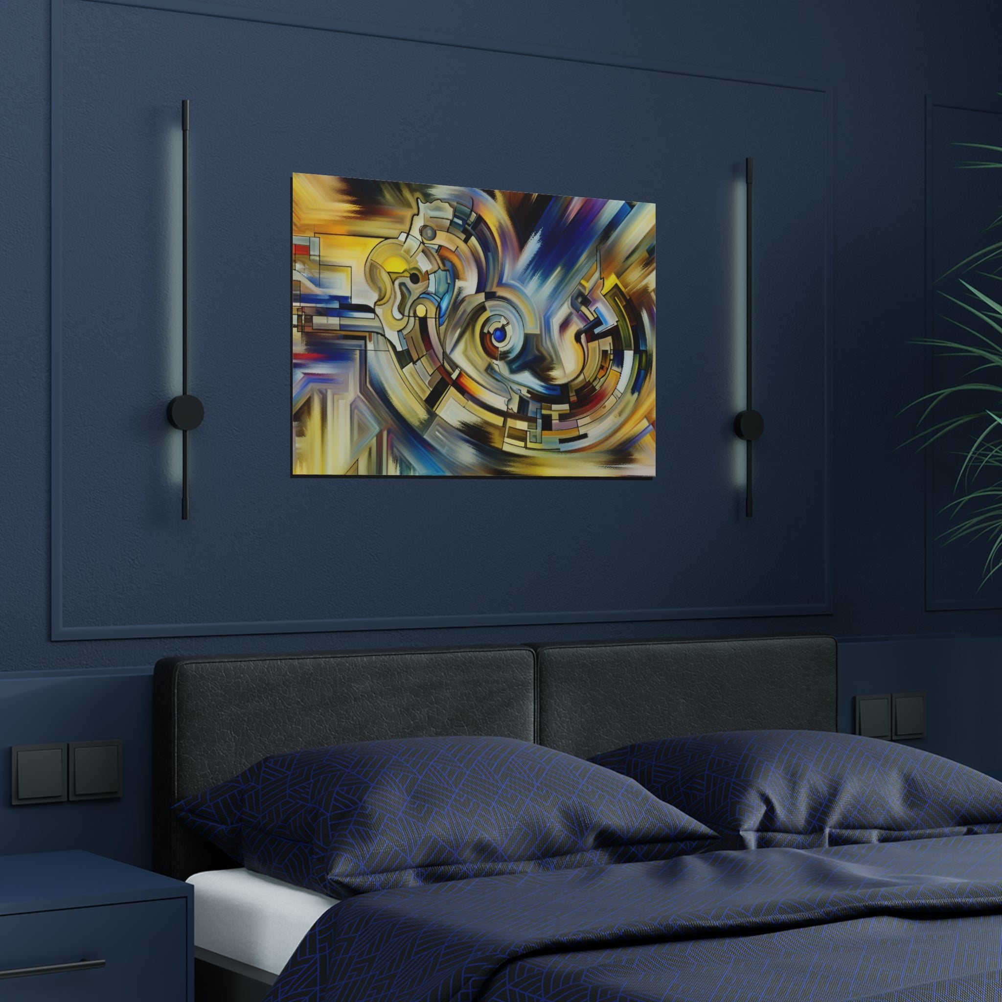 Kinetic Symphony of Chaos | Satin Print