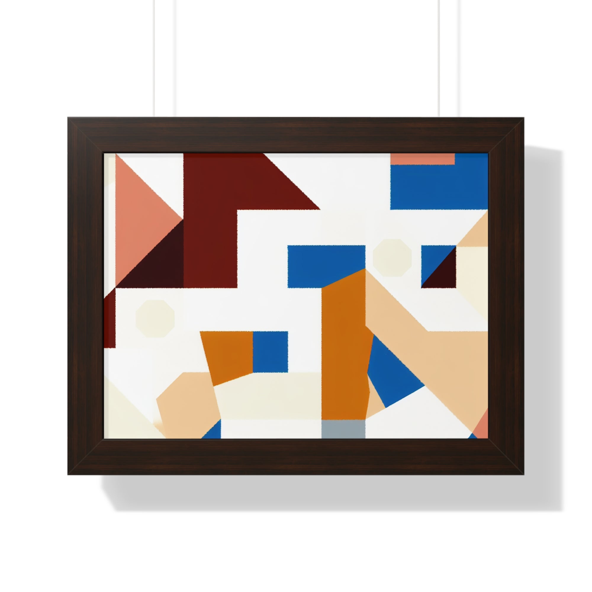 Rhythmic Fragments of Color | Framed Print