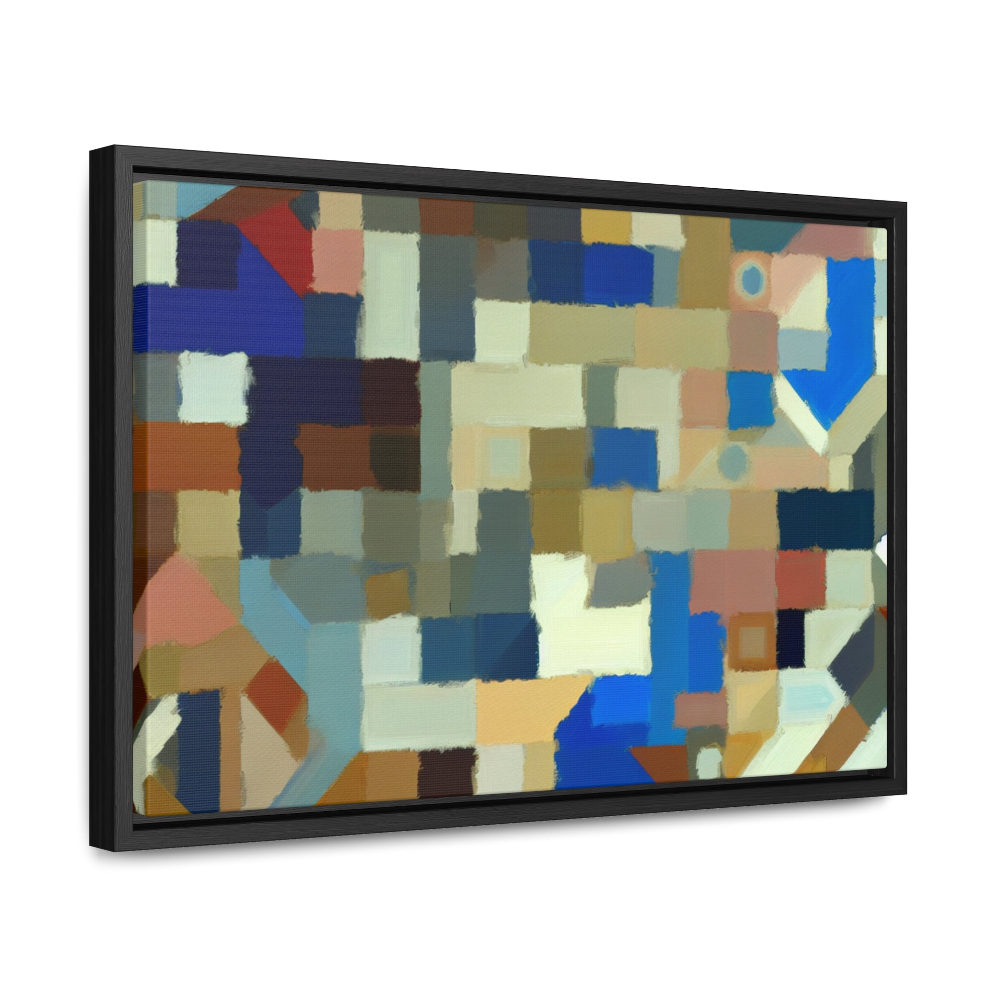 Fractured Symphony of Color | Framed Canvas