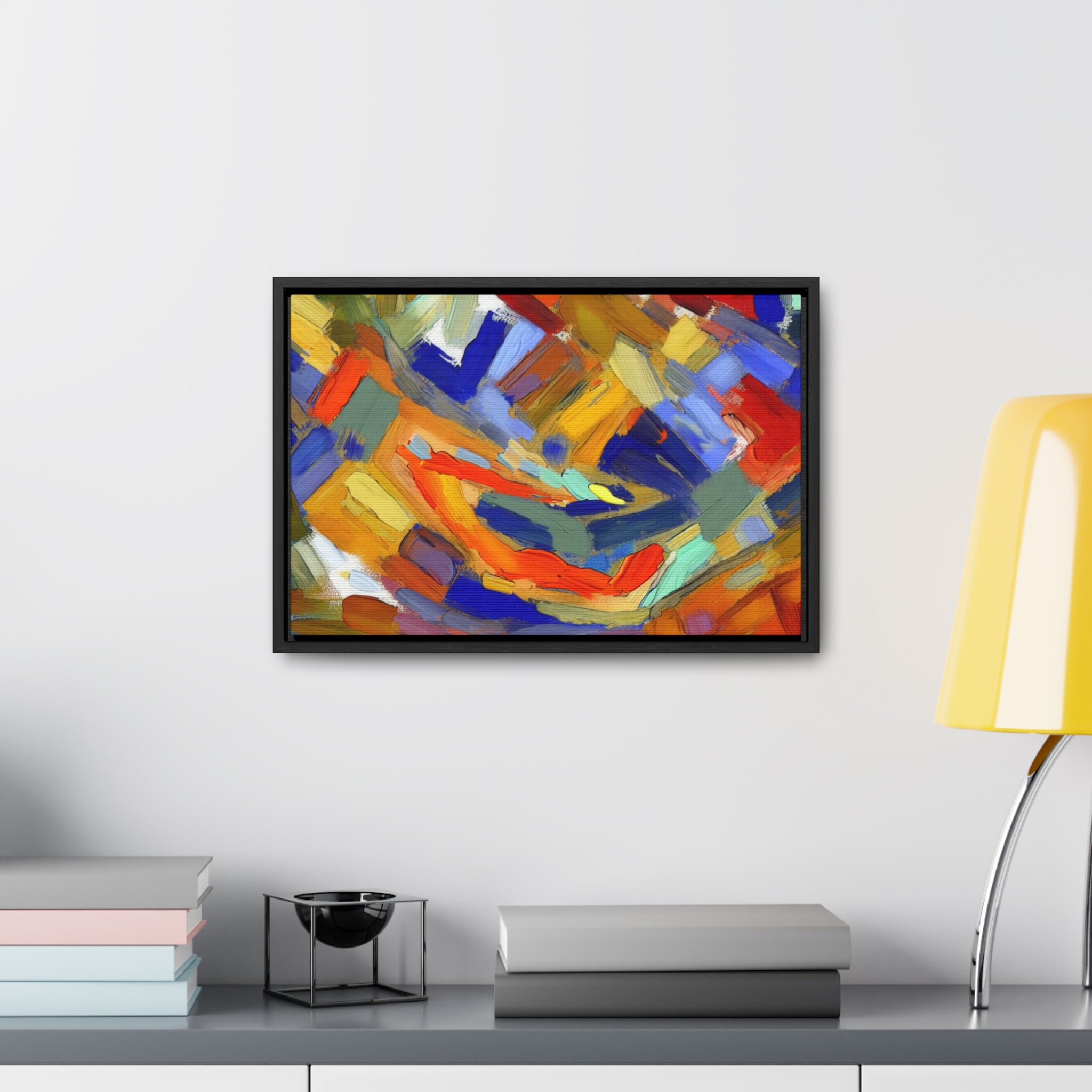 Kaleidoscopic Whirlwind | Framed Canvas