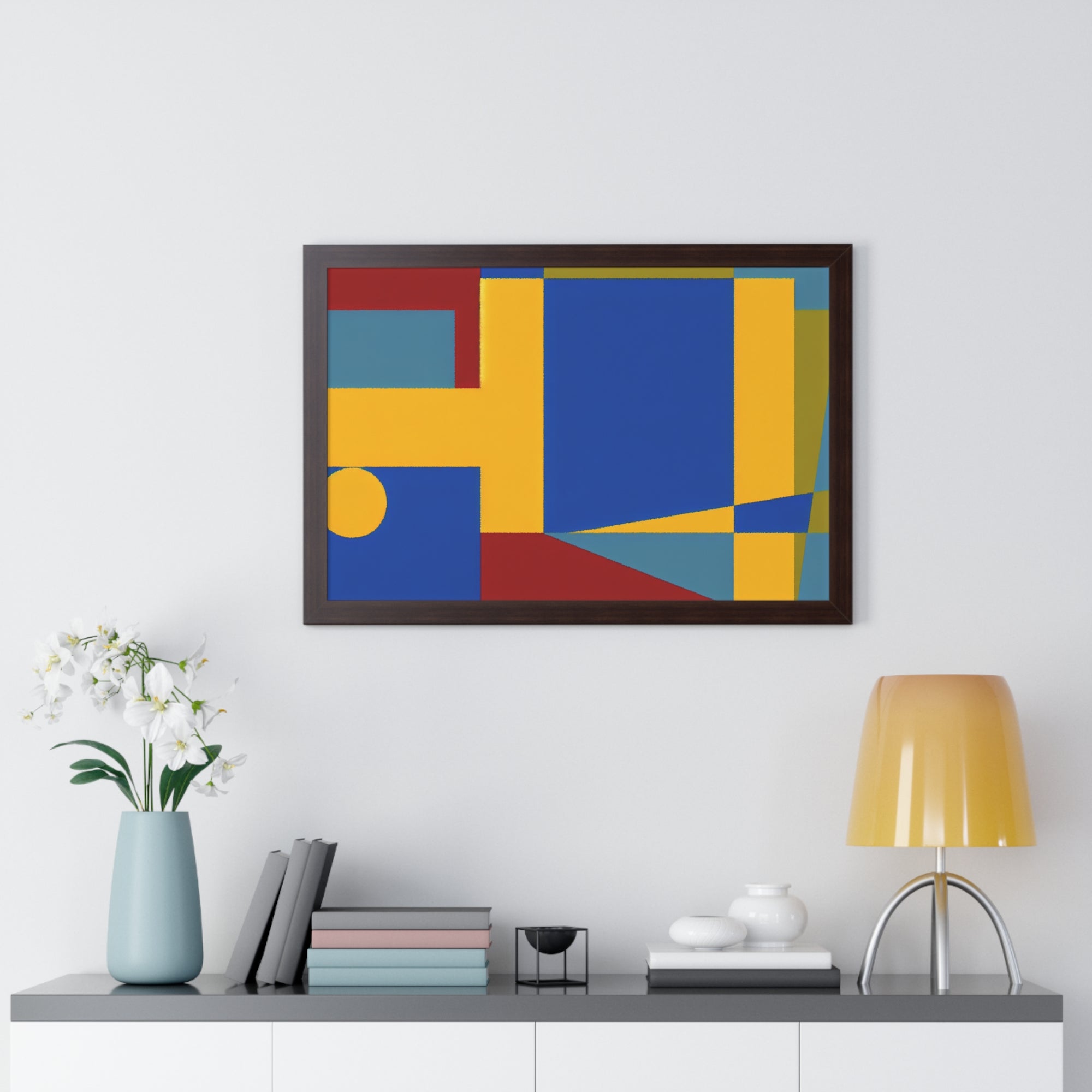 Chromatic Harmony and Motion | Framed Print