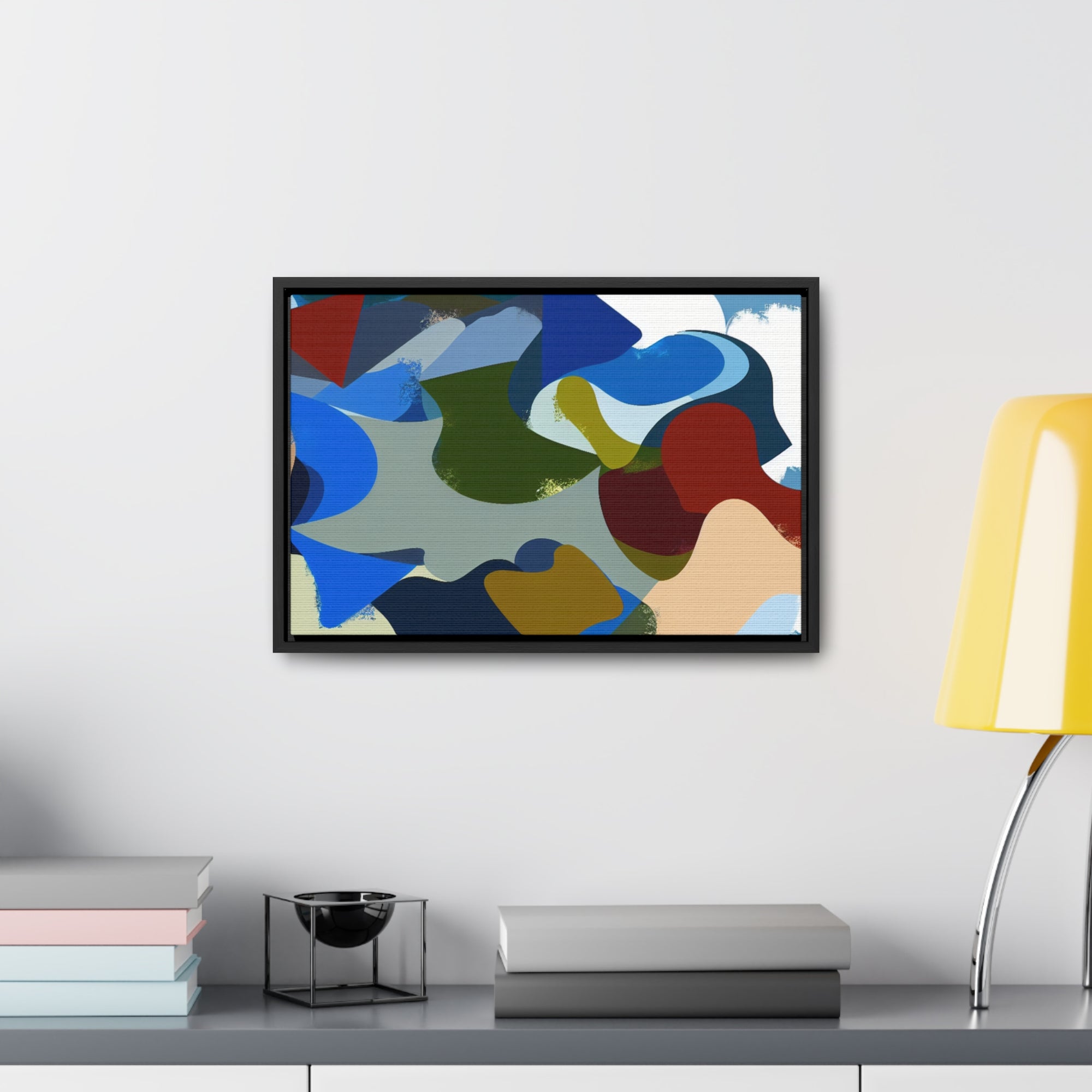 Elysian Echoes of Earth | Framed Canvas