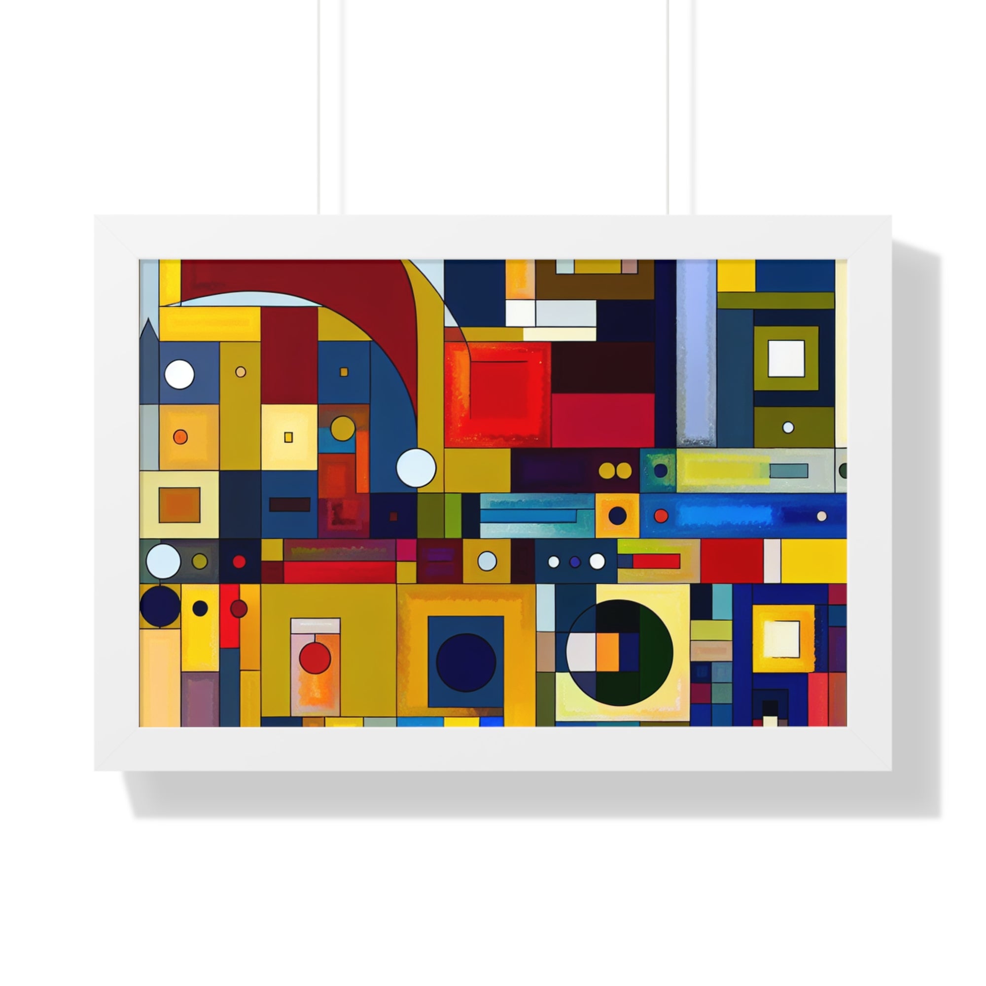 Chromatic Intersections | Framed Print