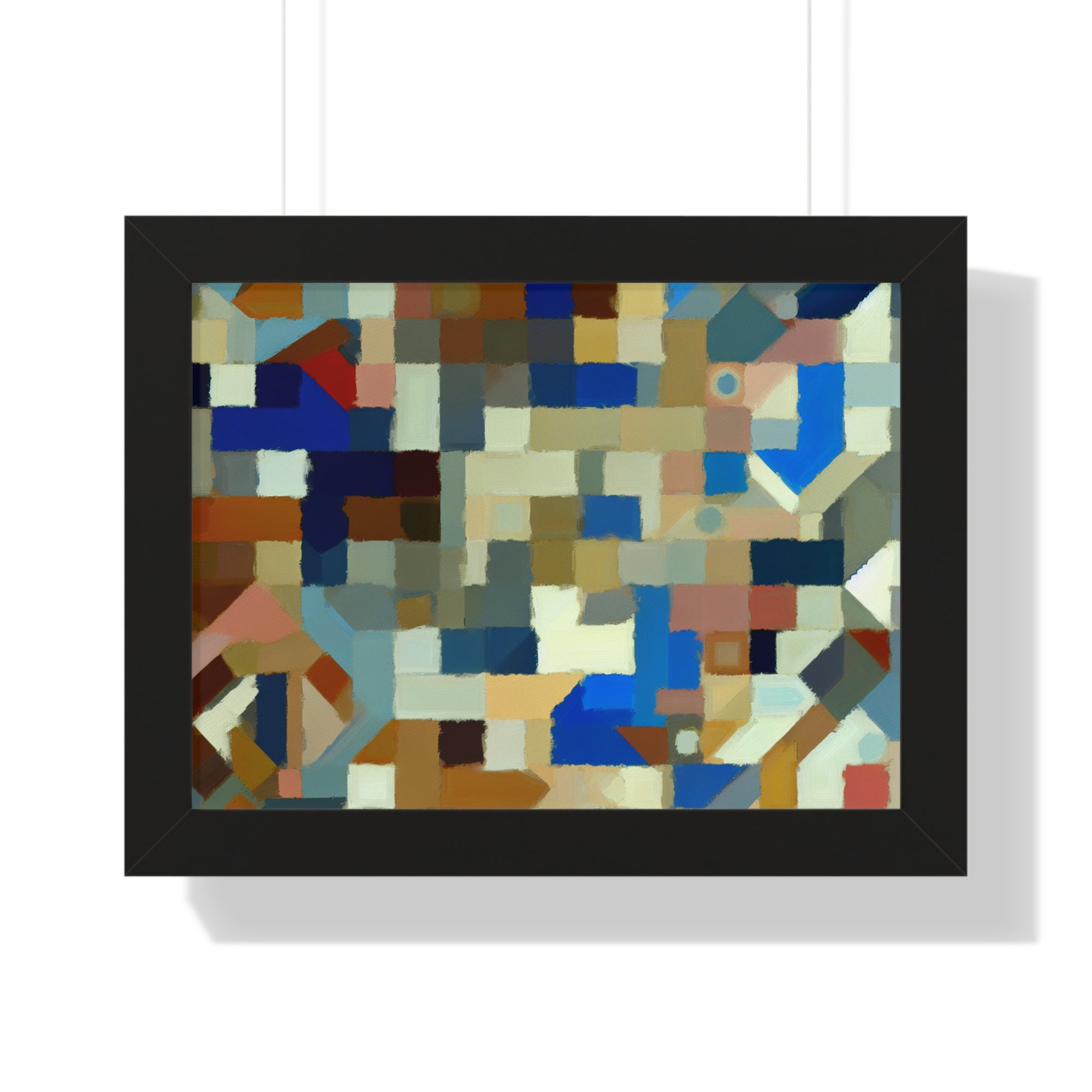 Fractured Symphony of Color | Framed Print