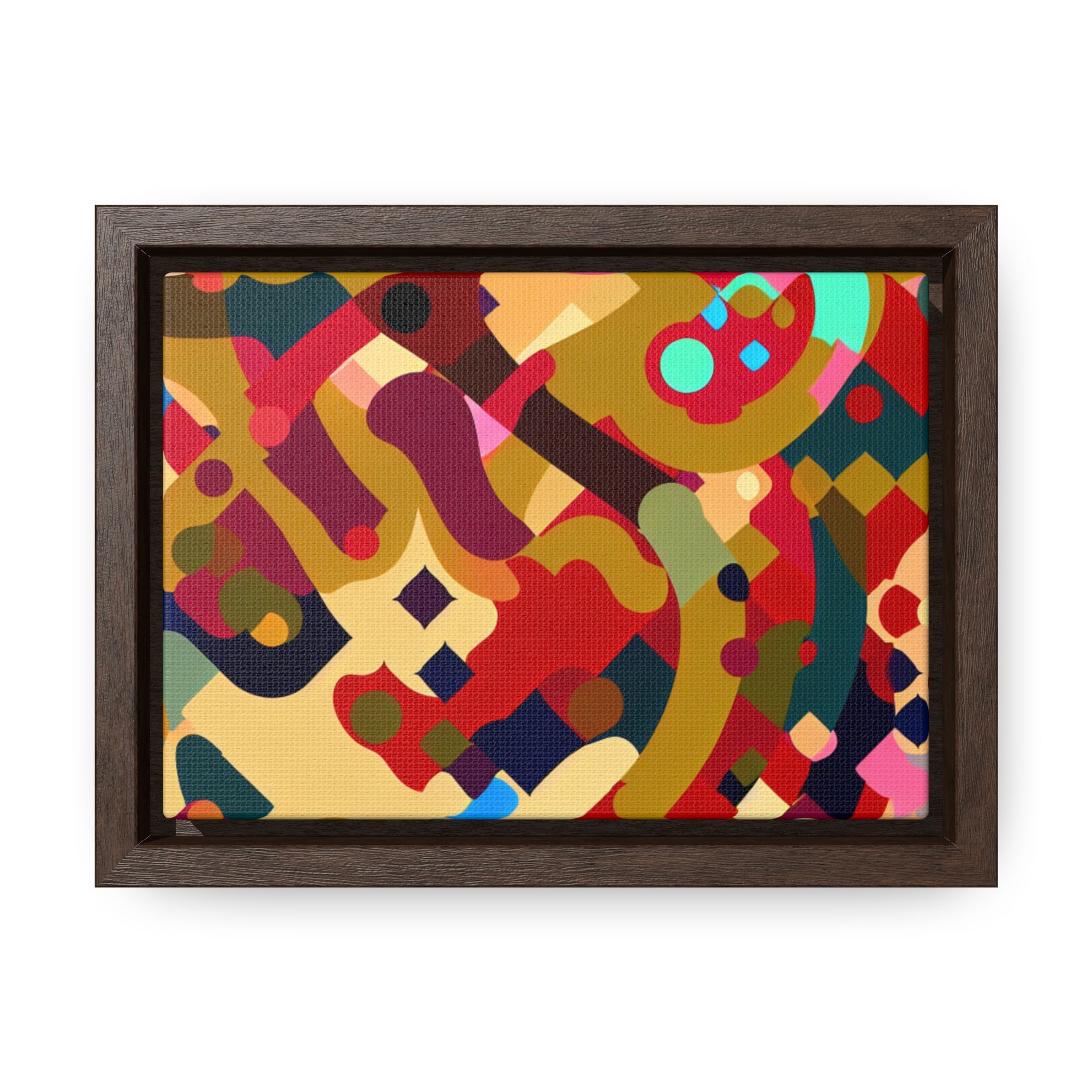 Whispers of Color and Form | Framed Canvas