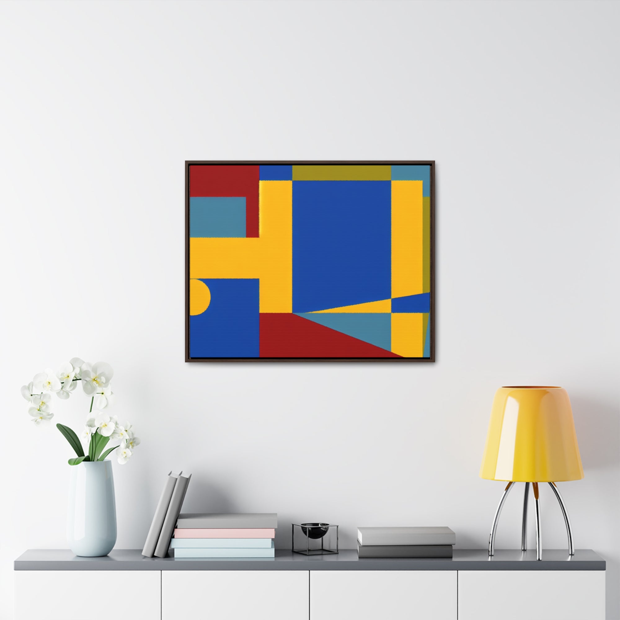 Chromatic Harmony and Motion | Framed Canvas