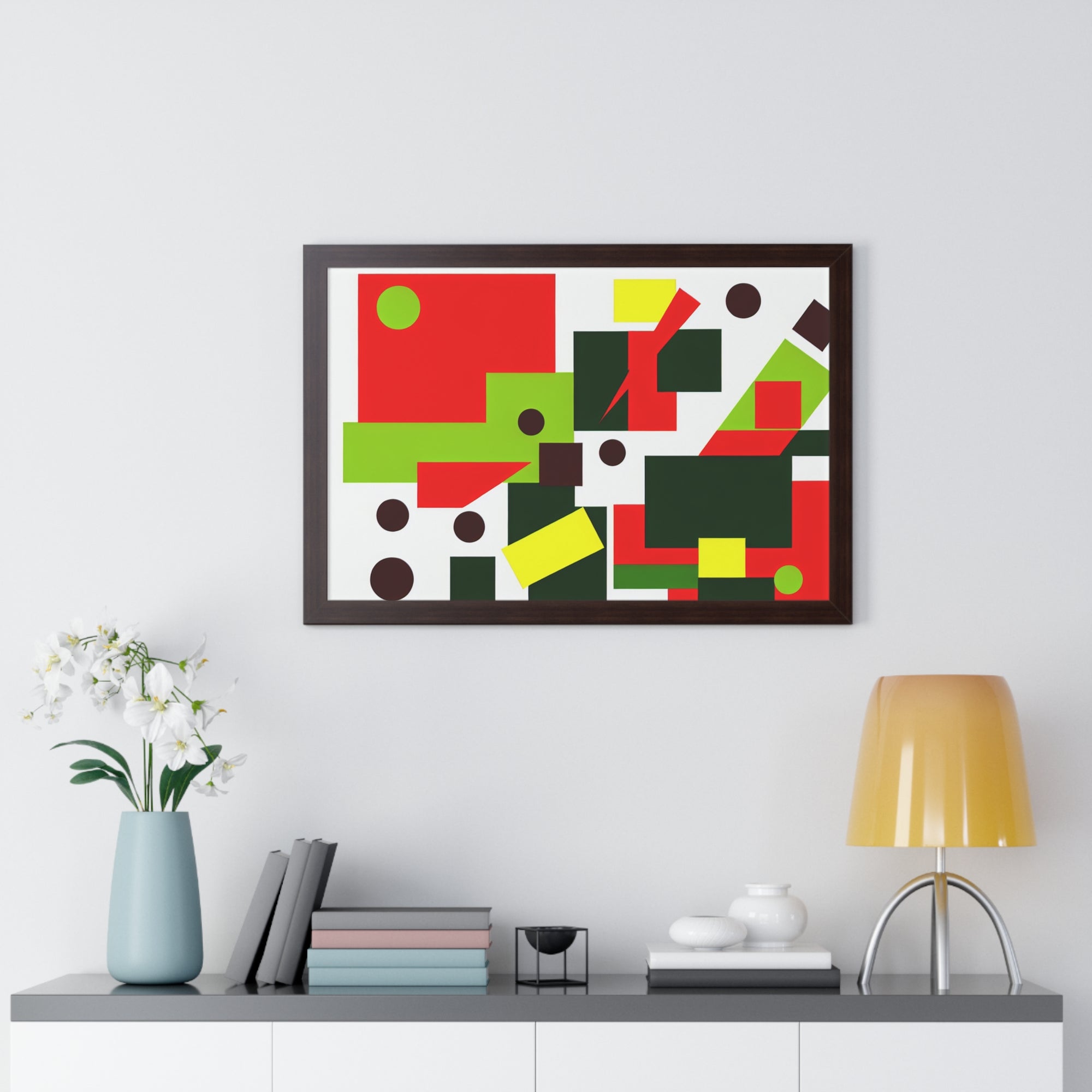 Chromatic Chaos and Order | Framed Print