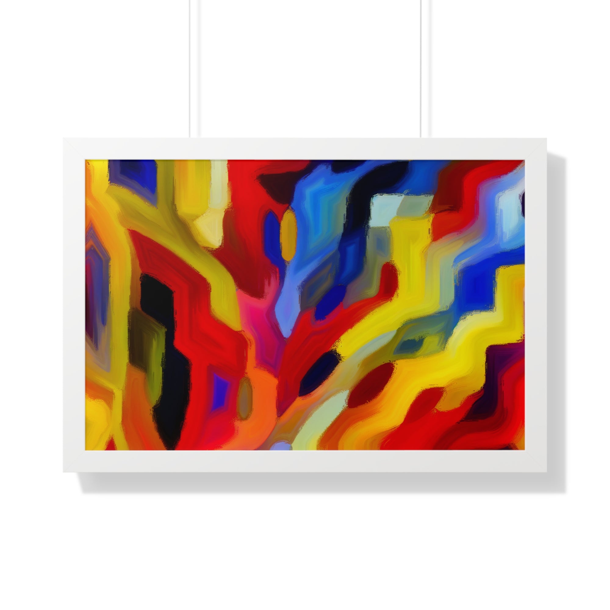 Chromatic Chaos Unveiled | Framed Print