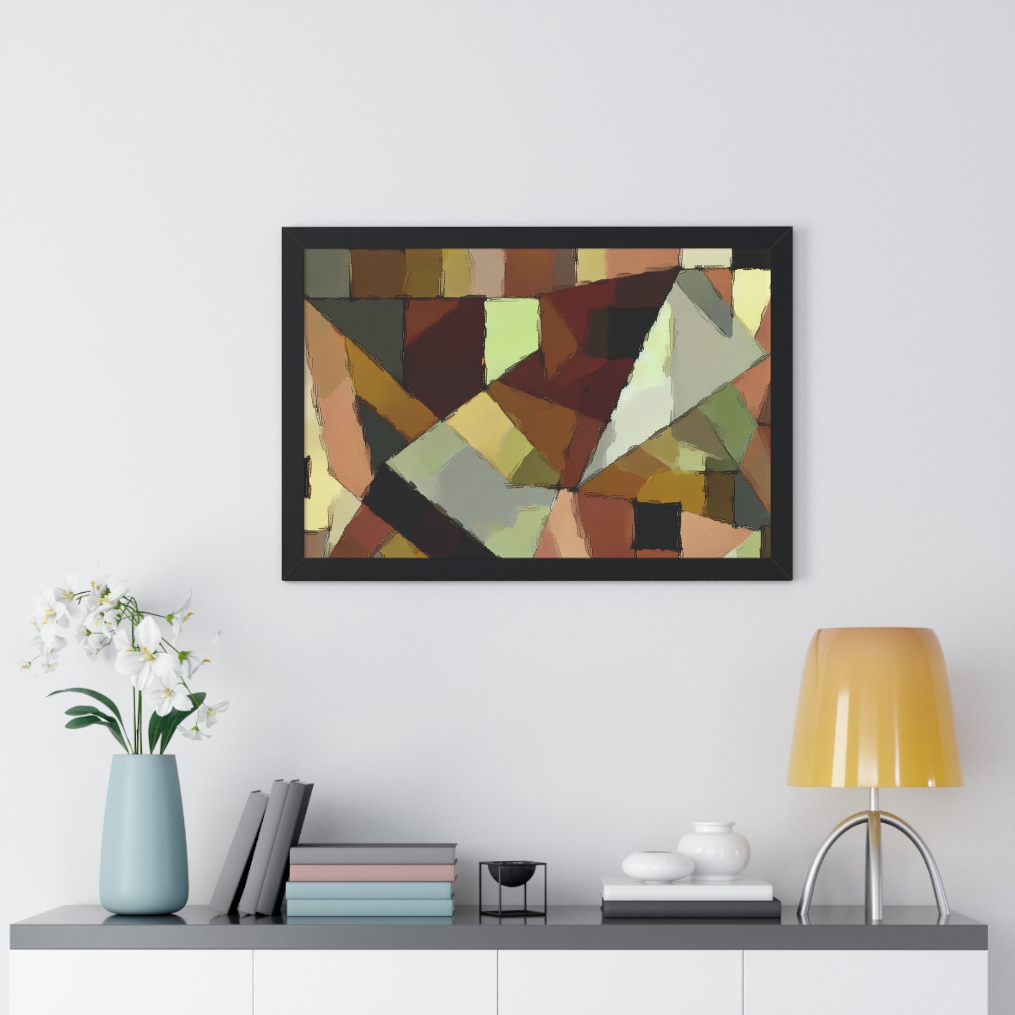 Fractured Earth and Rhythm | Framed Print