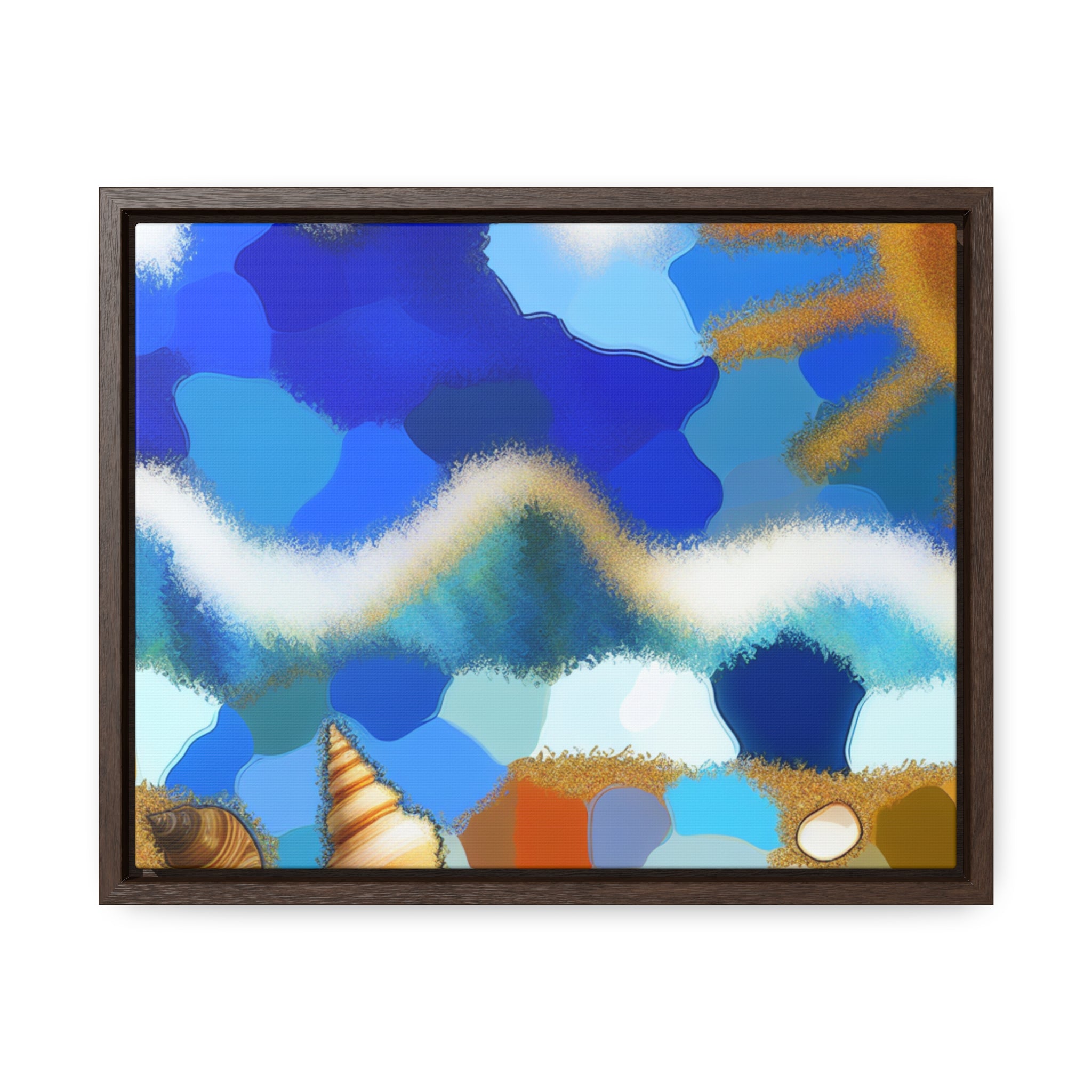 Tidal Dreams and Sunlight | Framed Canvas