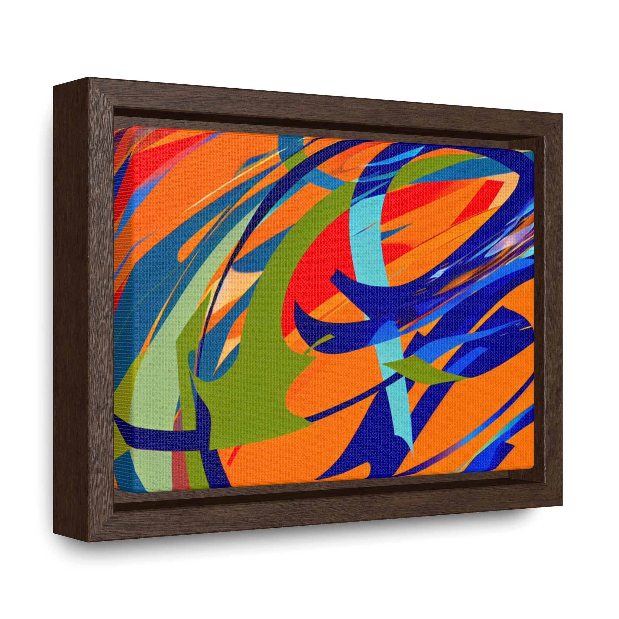 Chromatic Reverie and Motion | Framed Canvas