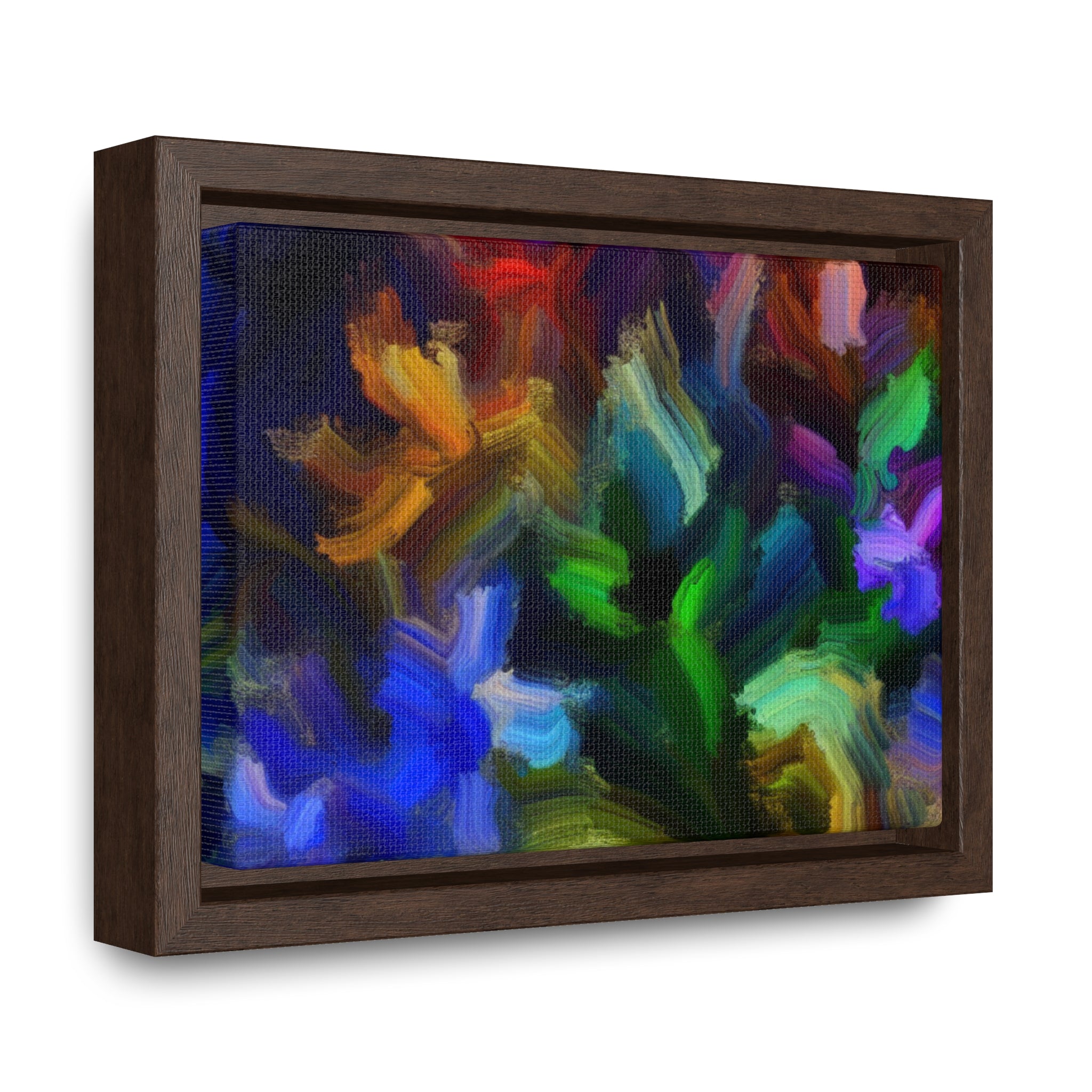 Vibrant Whispers of Flora | Framed Canvas