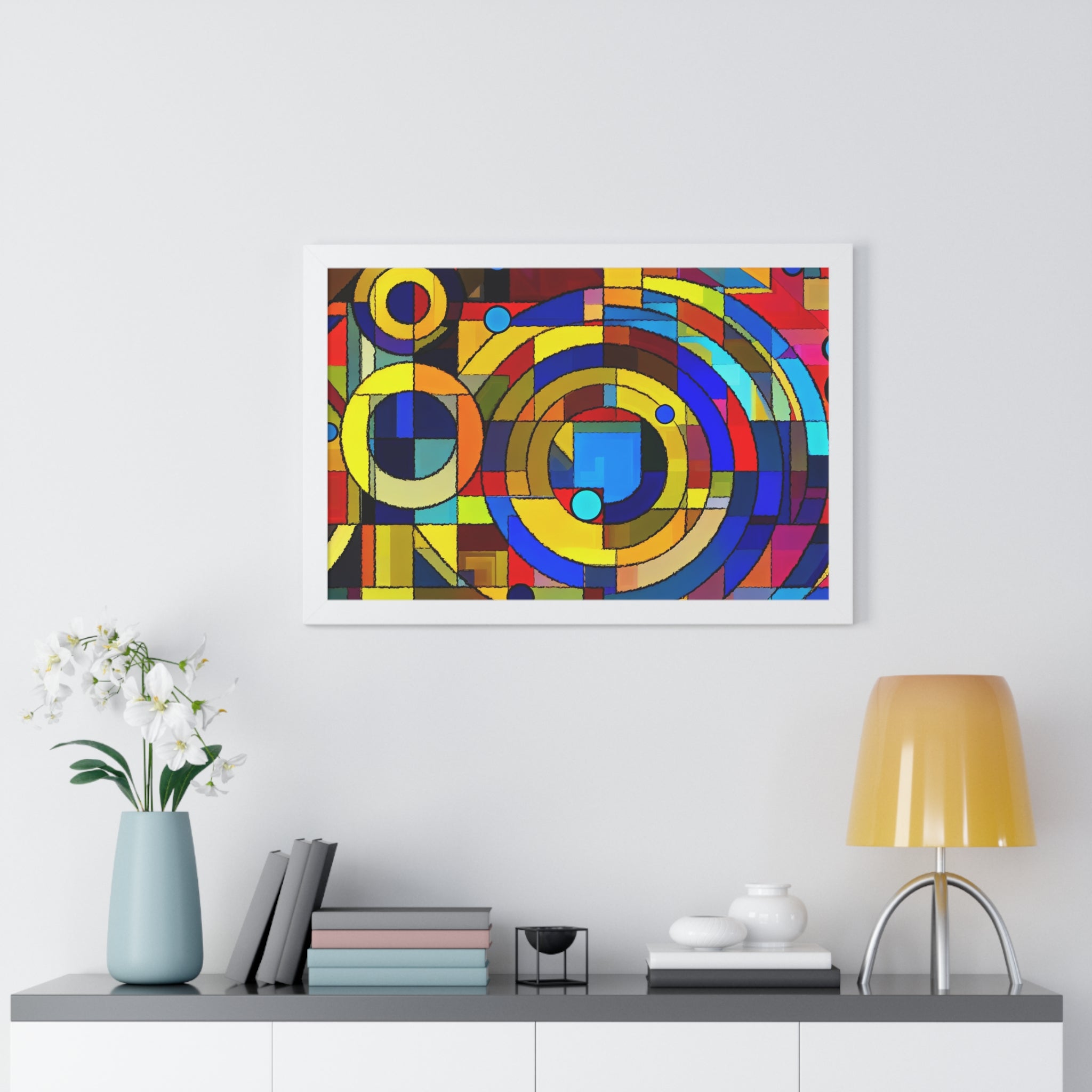 Dynamic Chaos and Harmony | Framed Print