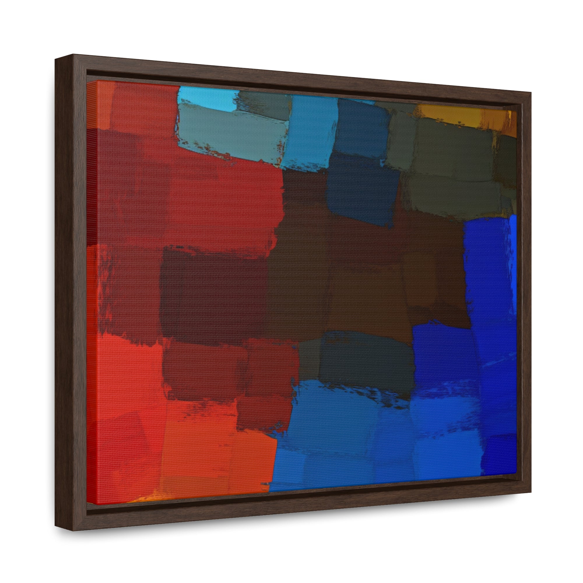 Chromatic Interplay and Duet | Framed Canvas