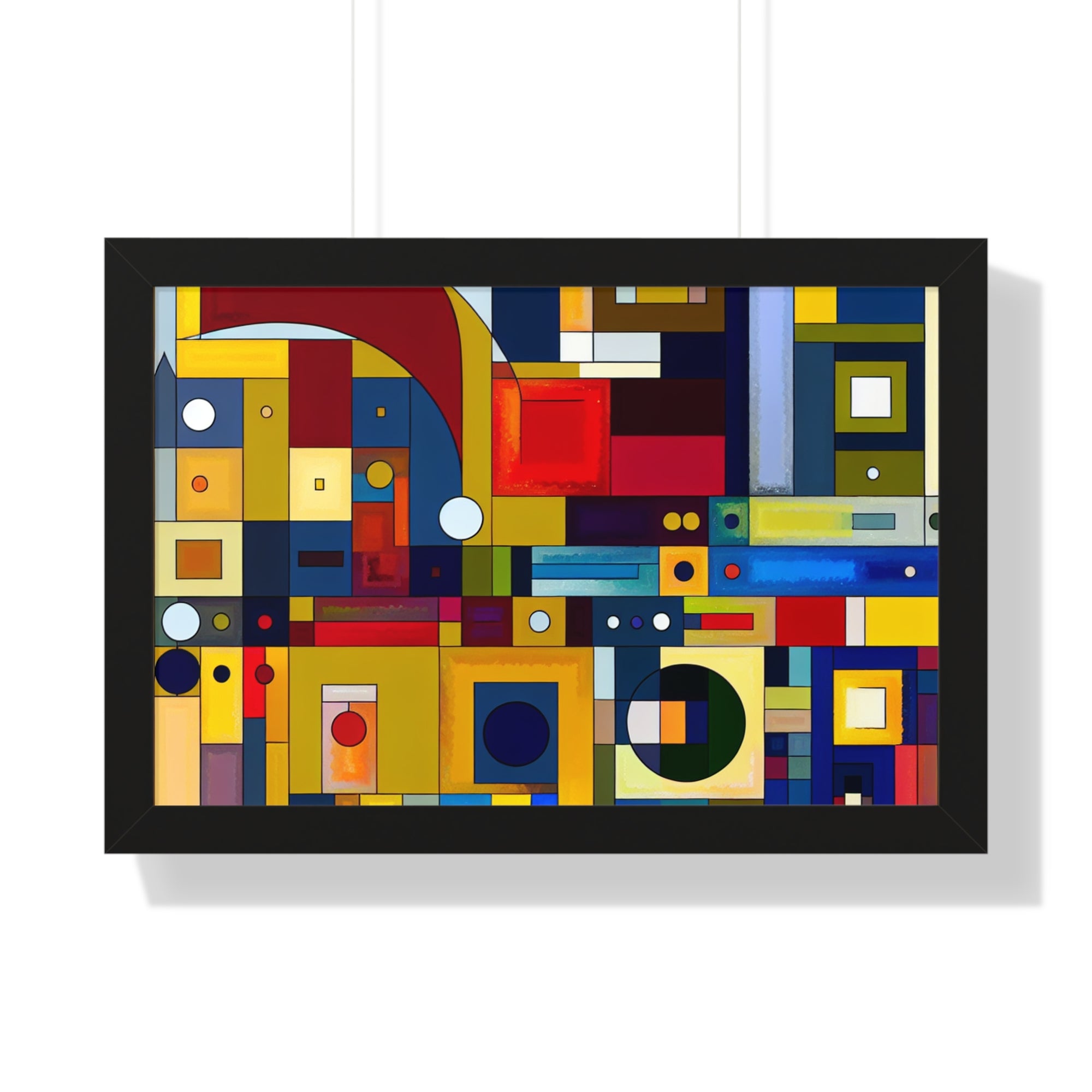 Chromatic Intersections | Framed Print