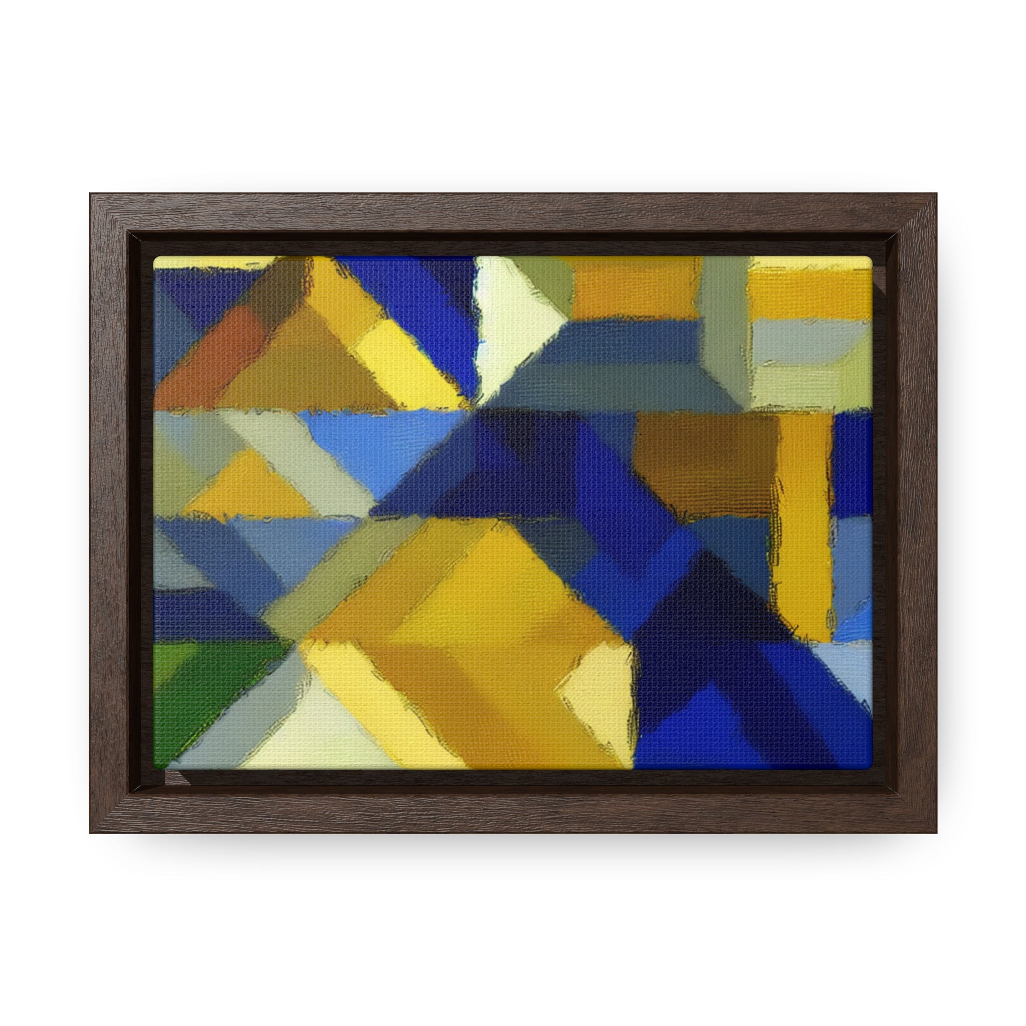 Fractured Vibrance and Motion | Framed Canvas