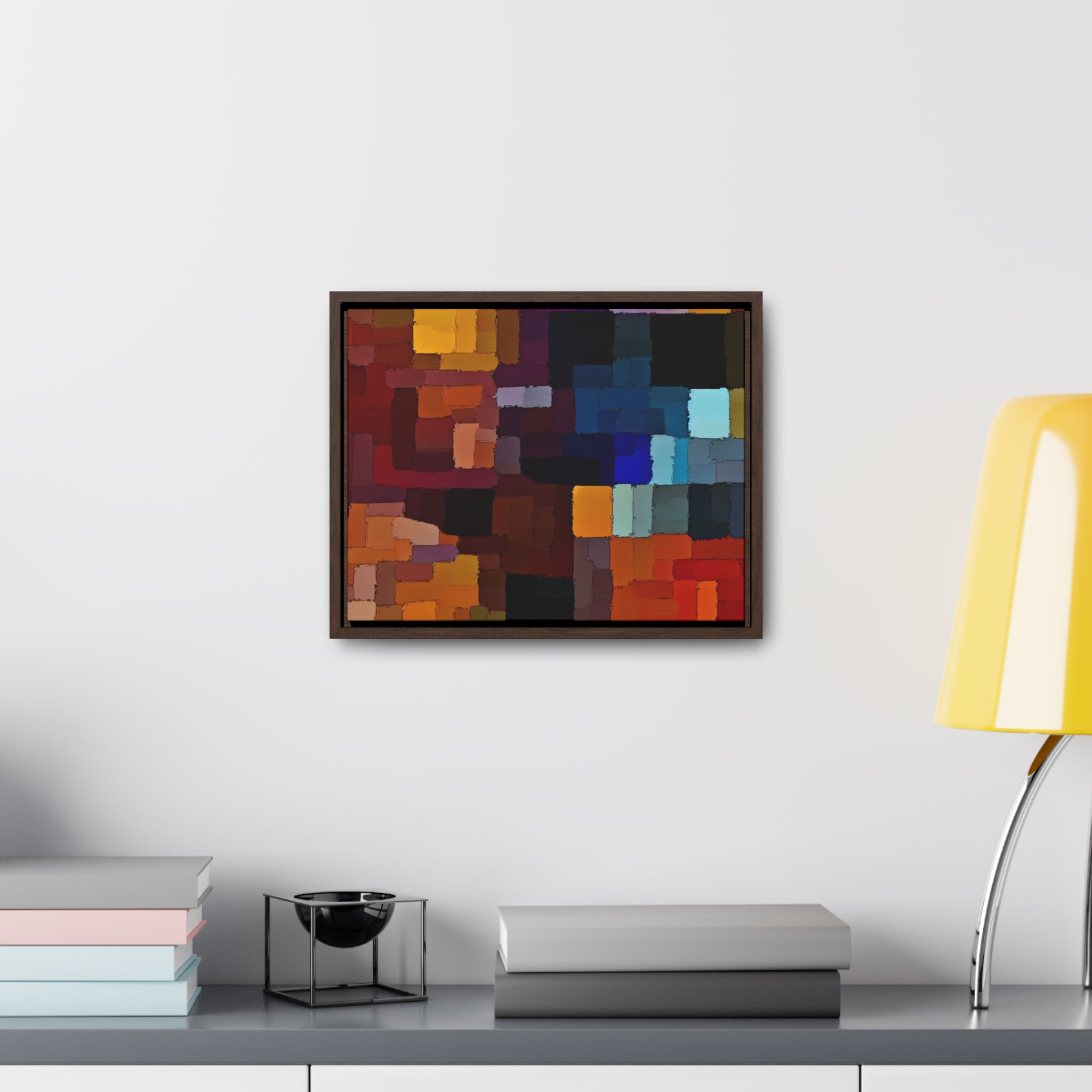 Kaleidoscope and Echoes | Framed Canvas