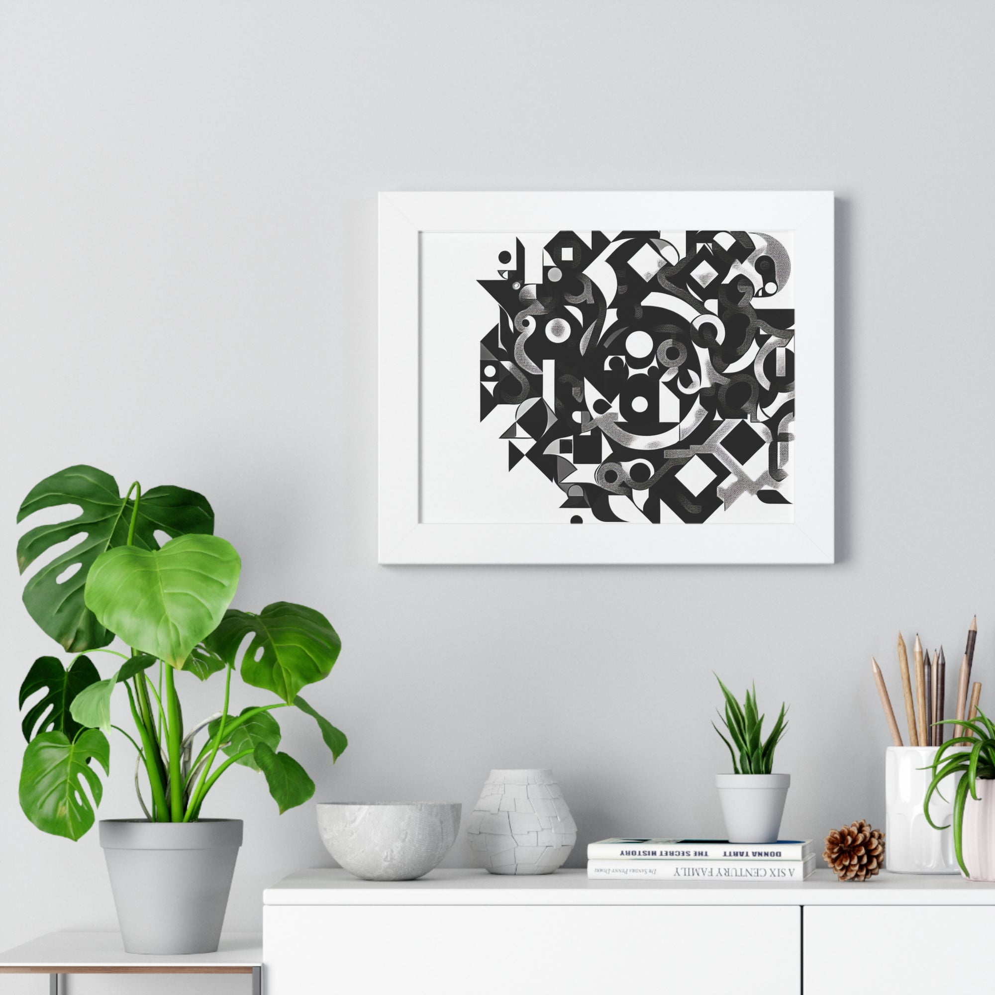 Eclipse of Contrast | Framed Print