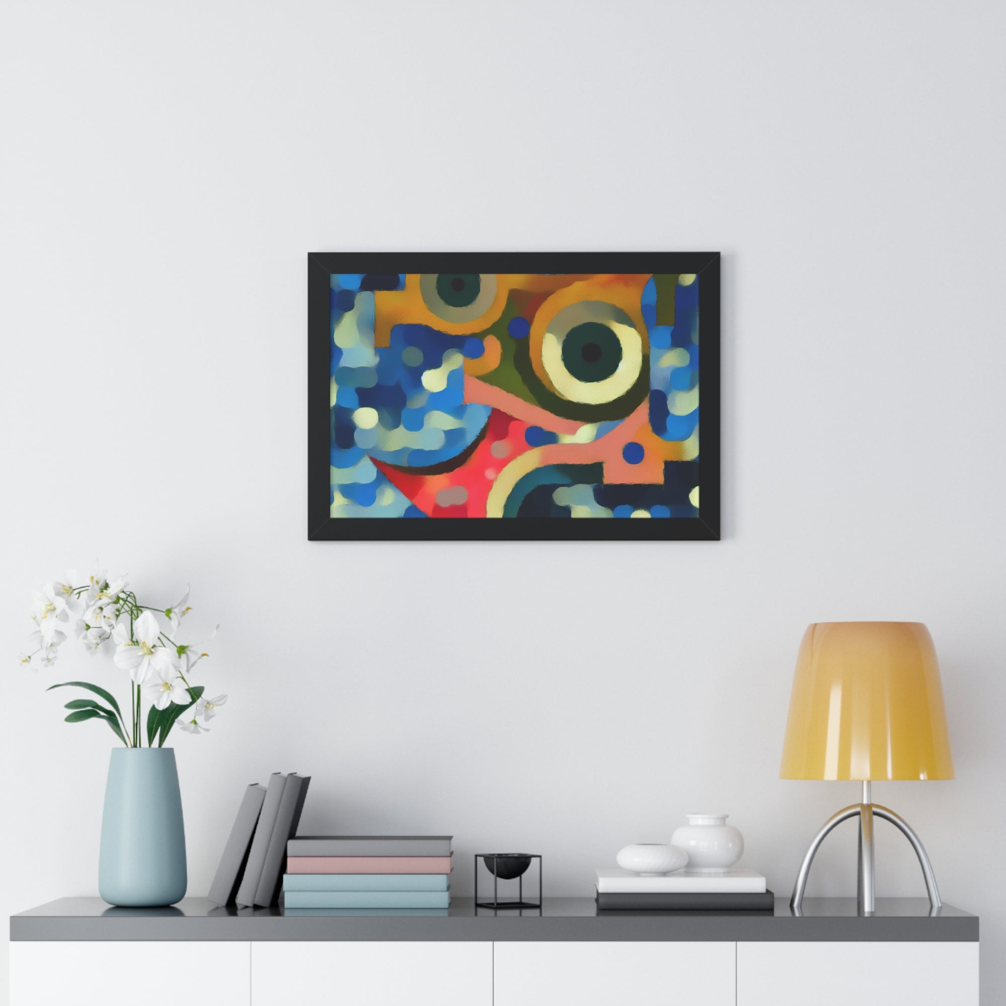 Oceanic Whispers and Kaleidoscope Dreams | Framed Print