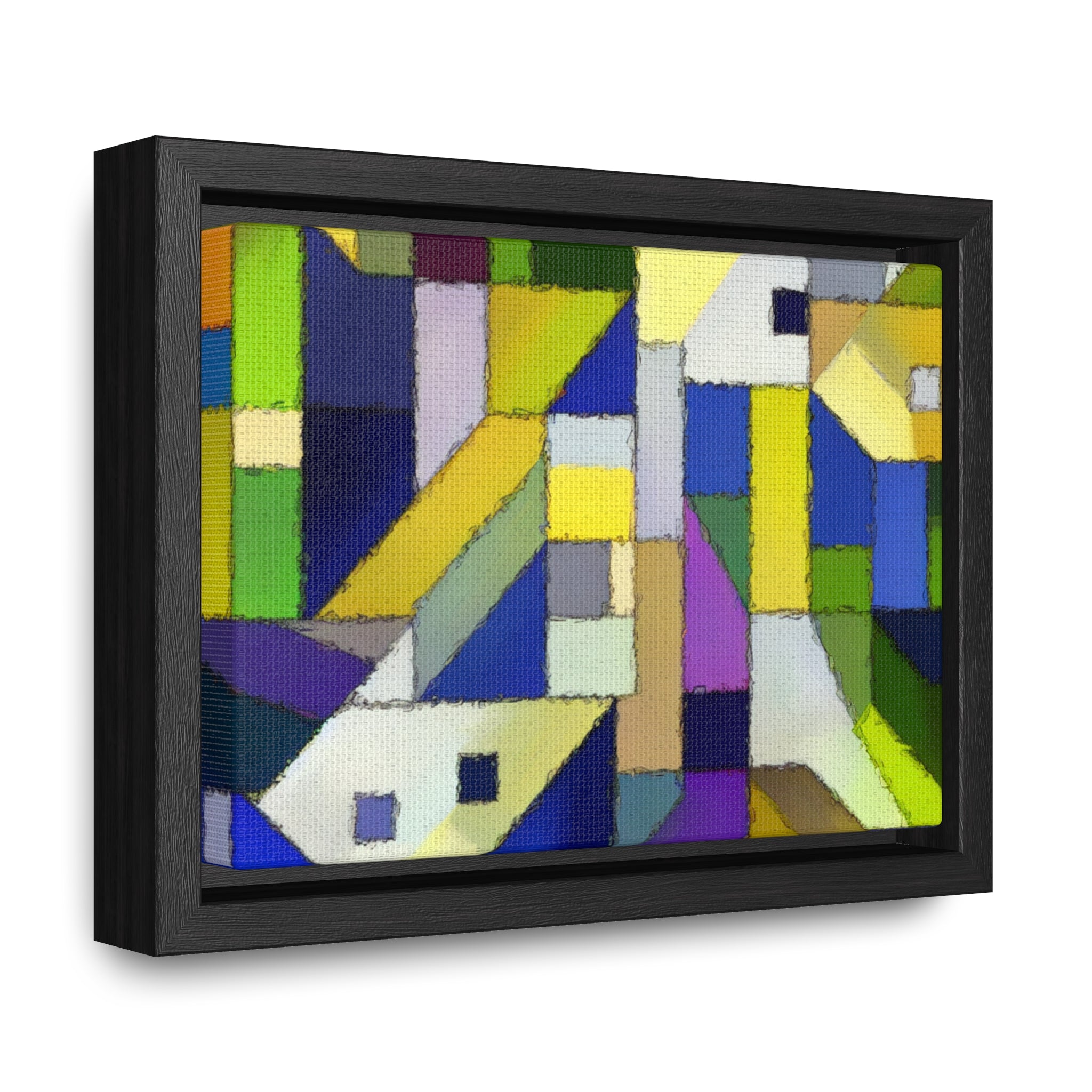 Fractured Harmony and Light | Framed Canvas