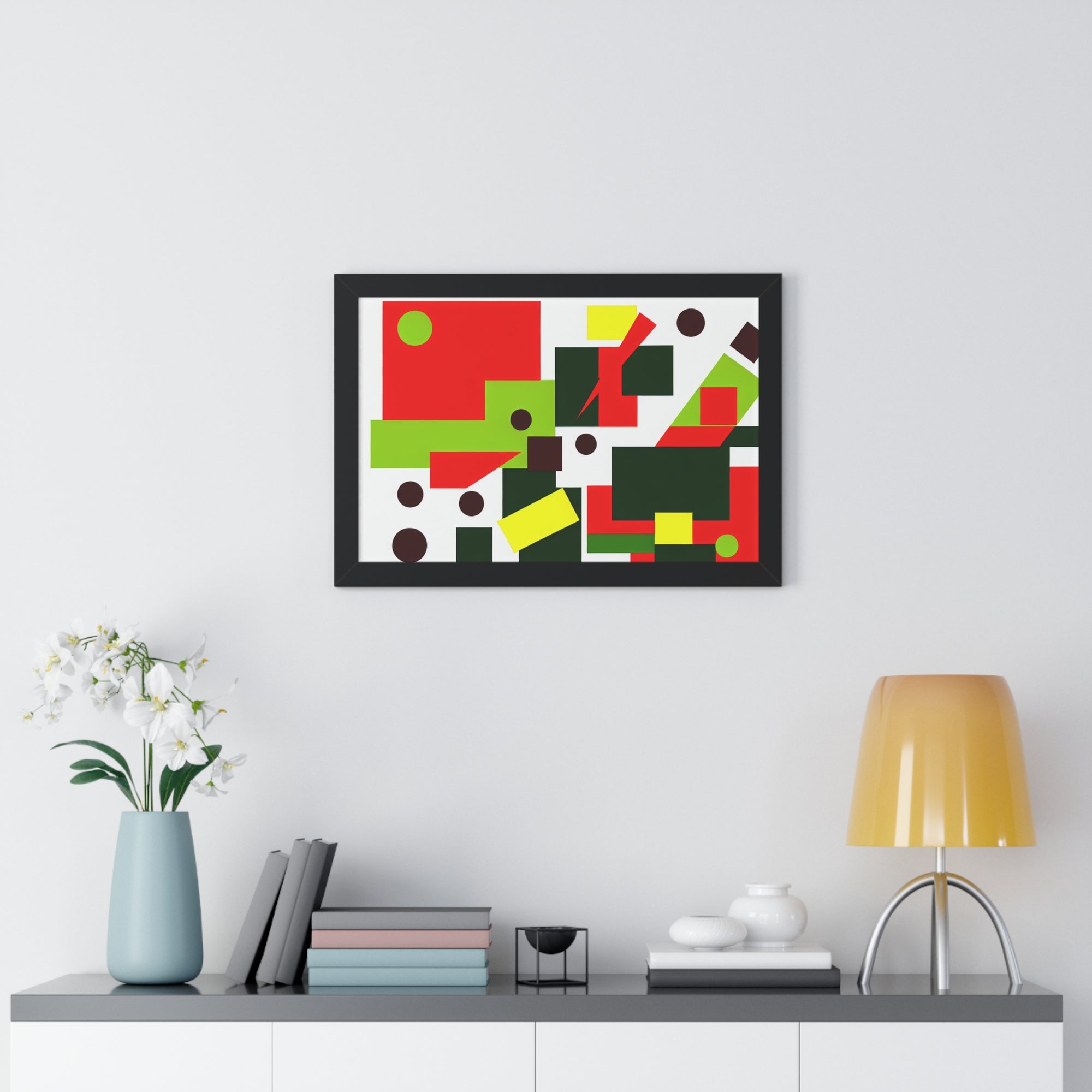 Chromatic Chaos and Order | Framed Print