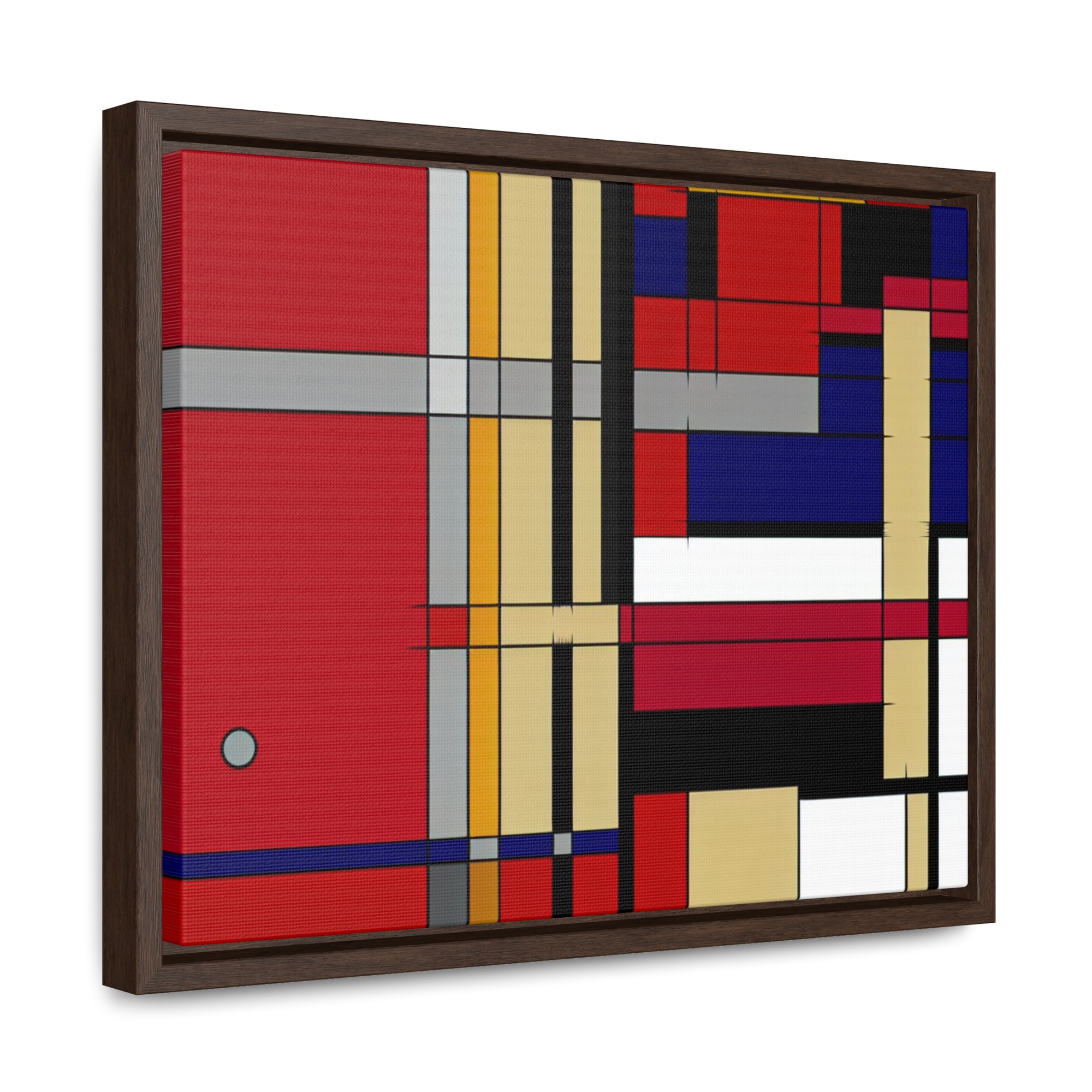 Dynamic Harmony of Shapes | Framed Canvas