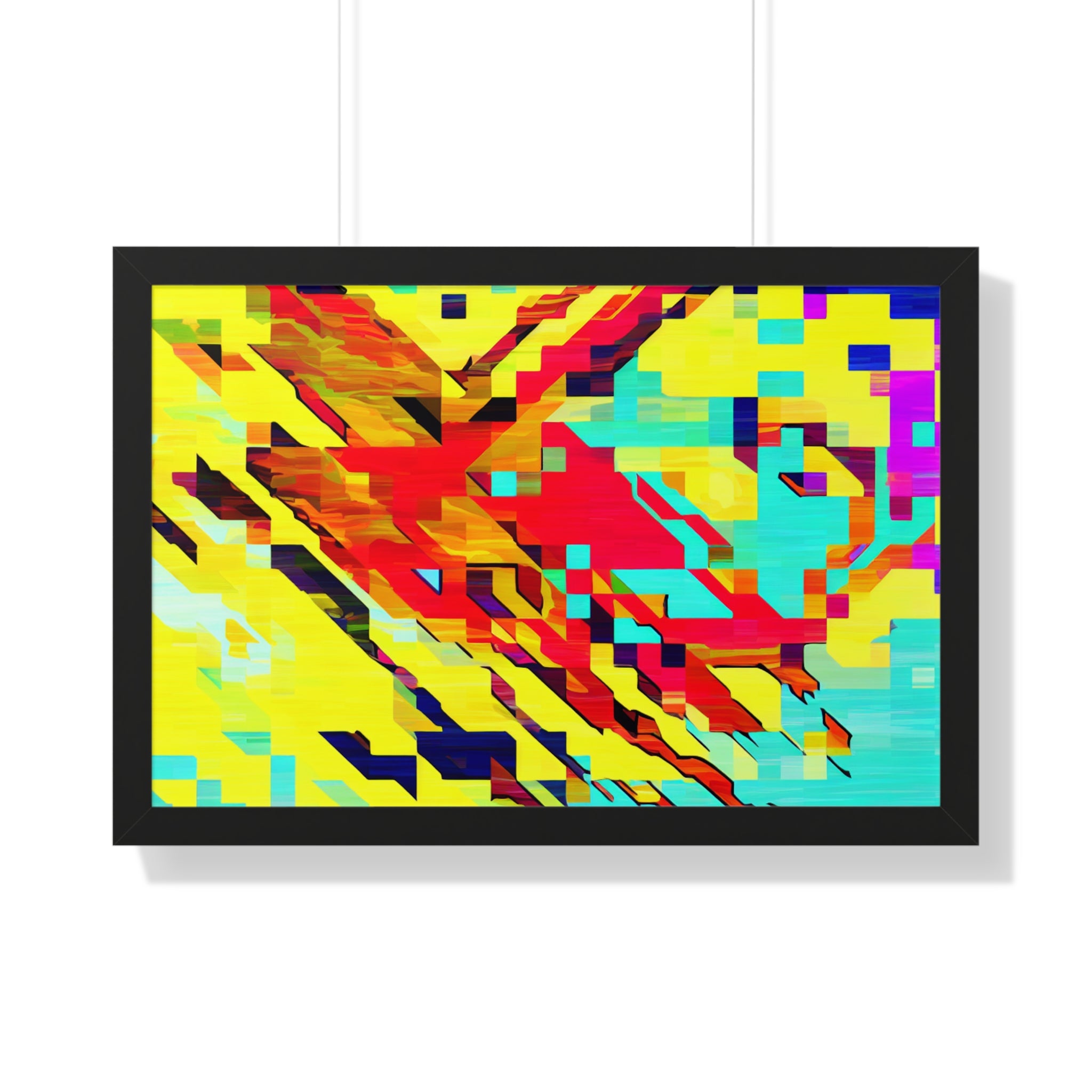 Euphoria in Pixels | Framed Print