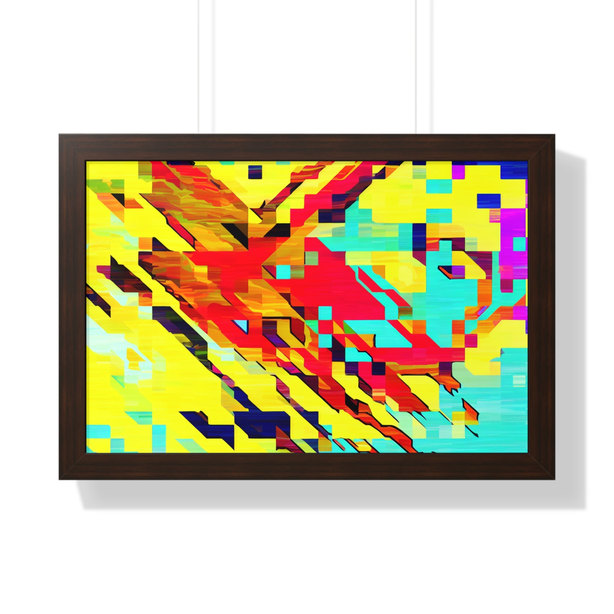 Euphoria in Pixels | Framed Print