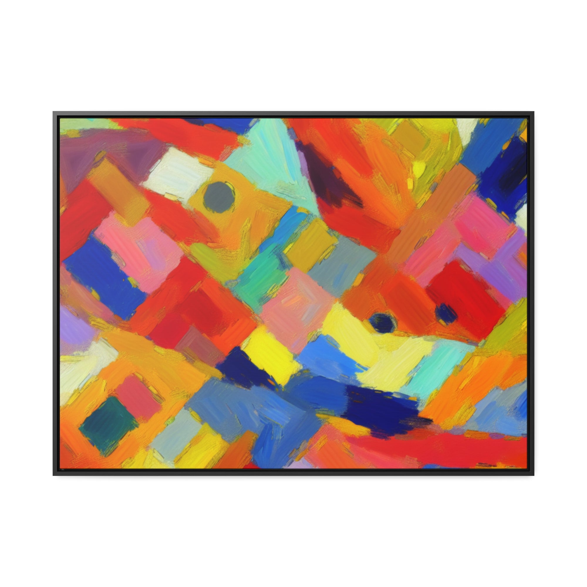 Dynamic Harmony in Color | Framed Canvas