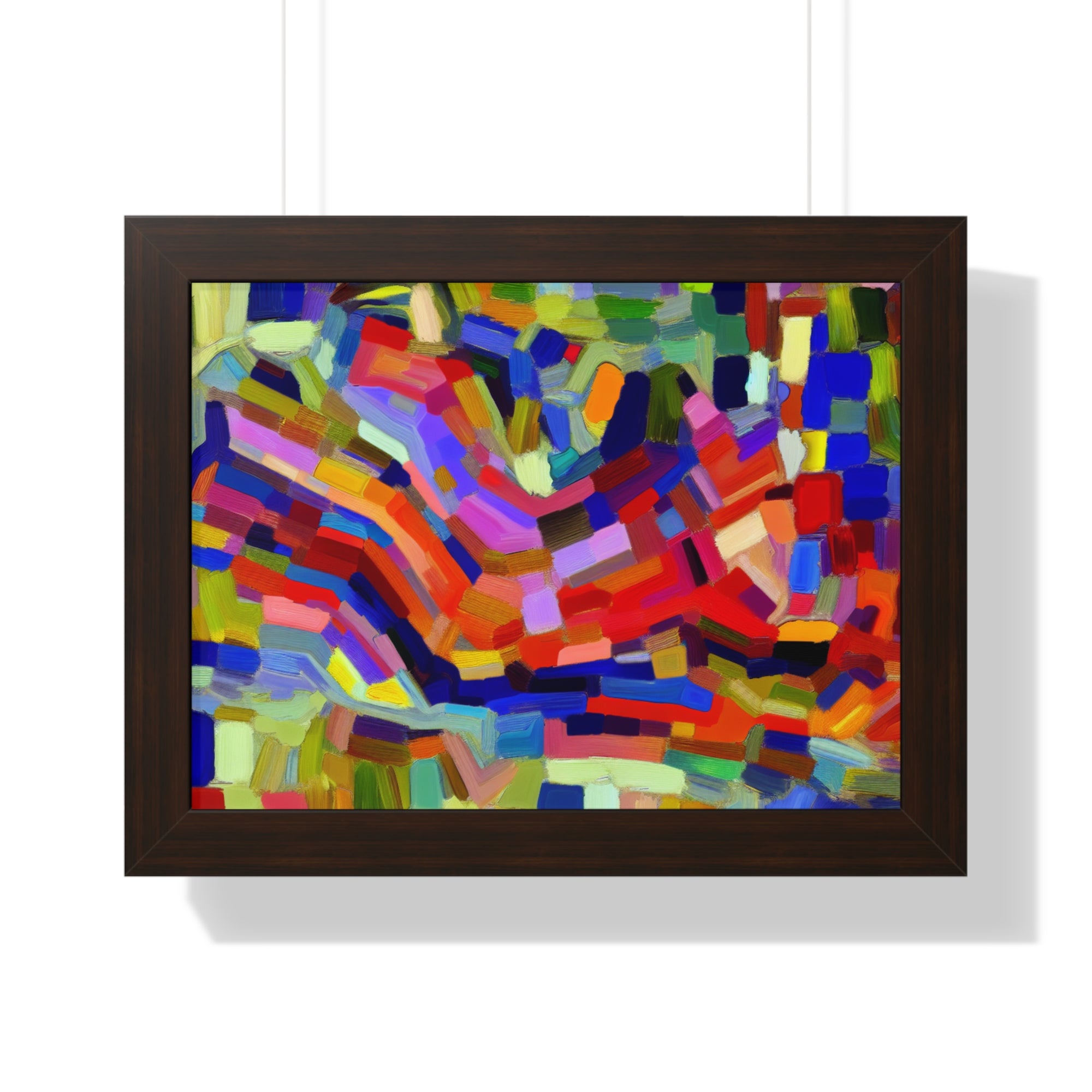 Vivid Echoes in Motion | Framed Print