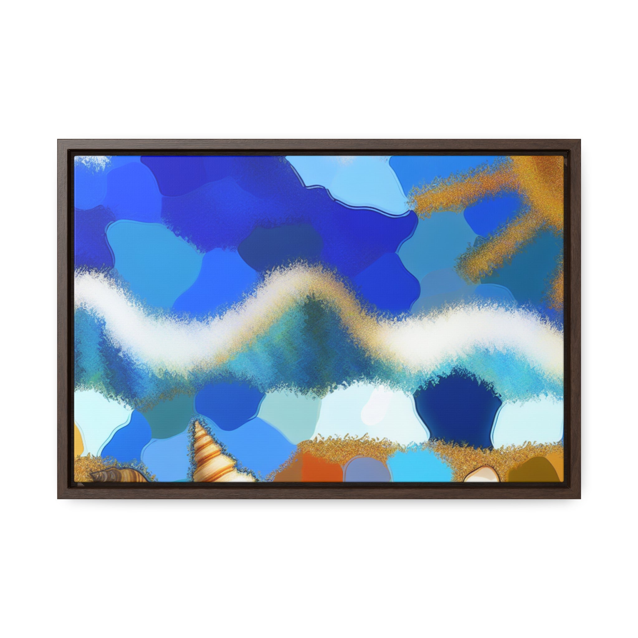 Tidal Dreams and Sunlight | Framed Canvas