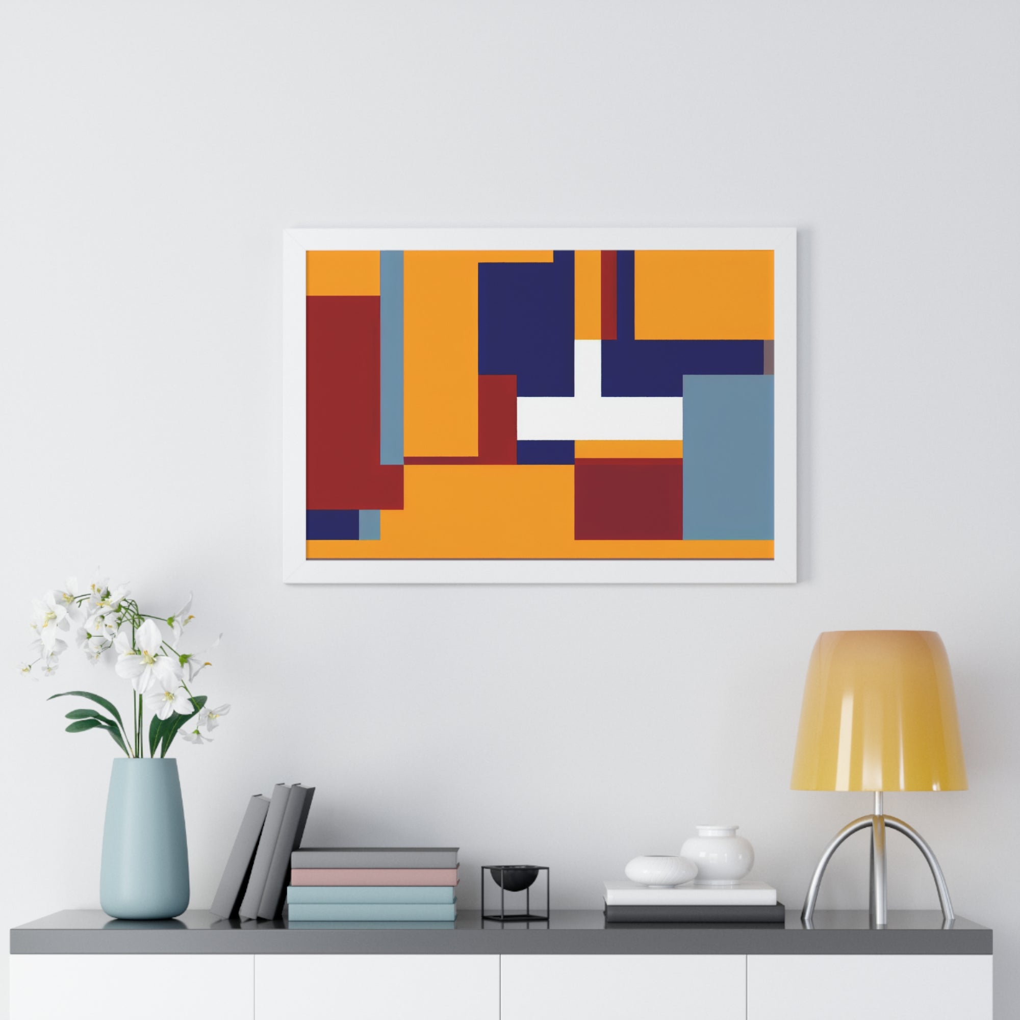 Harmony in Geometry | Framed Print