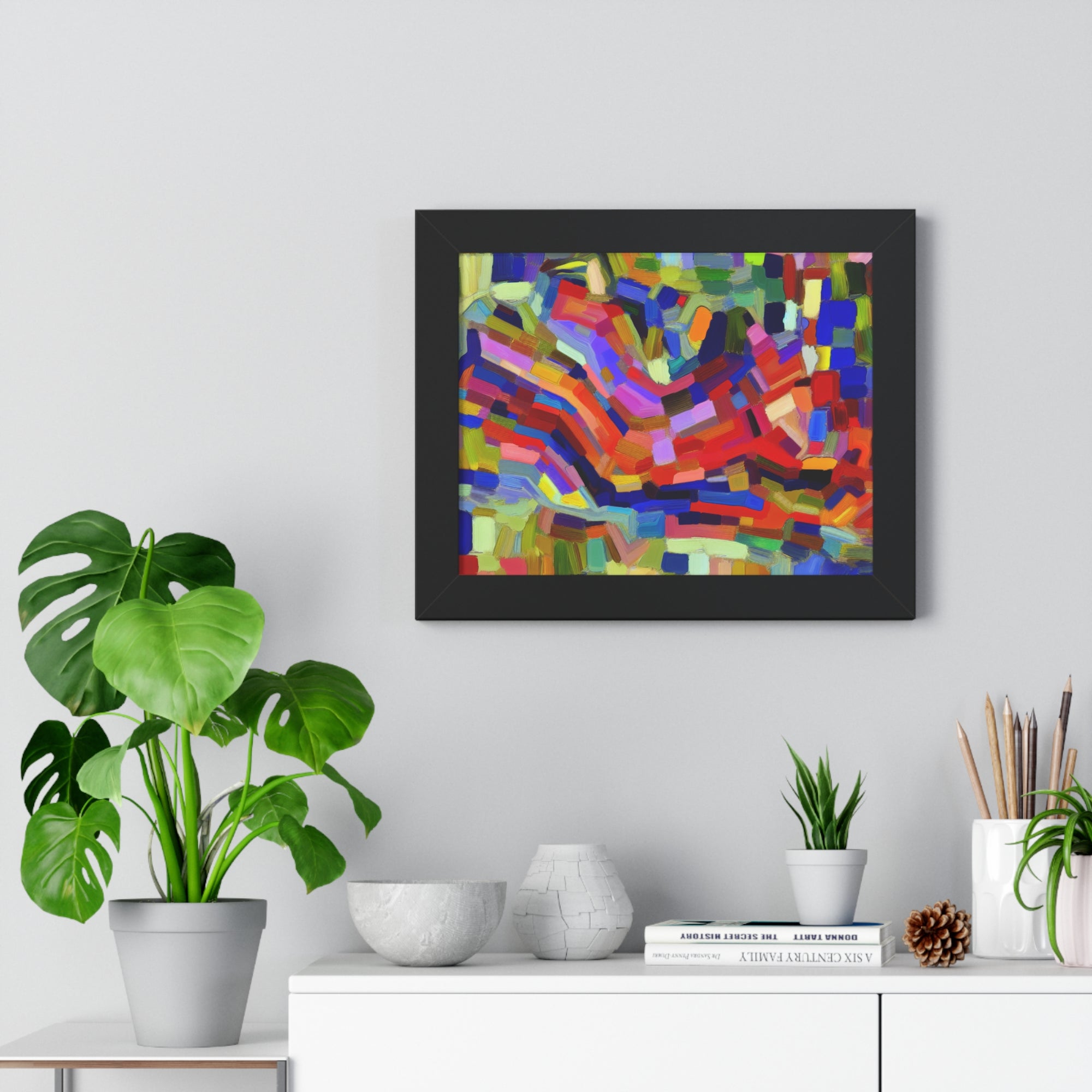 Vivid Echoes in Motion | Framed Print