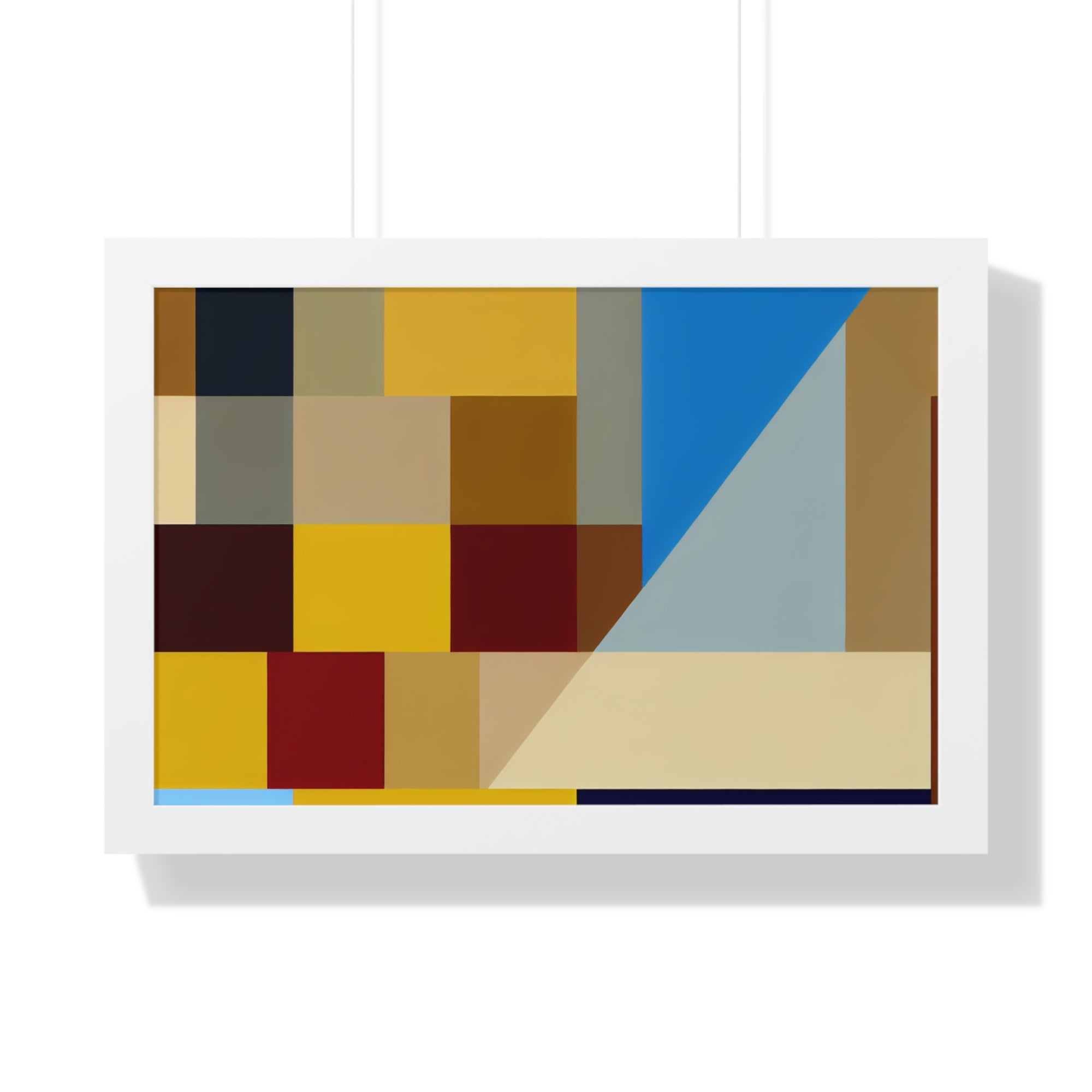 Colorful Geometric Symphony | Framed Print