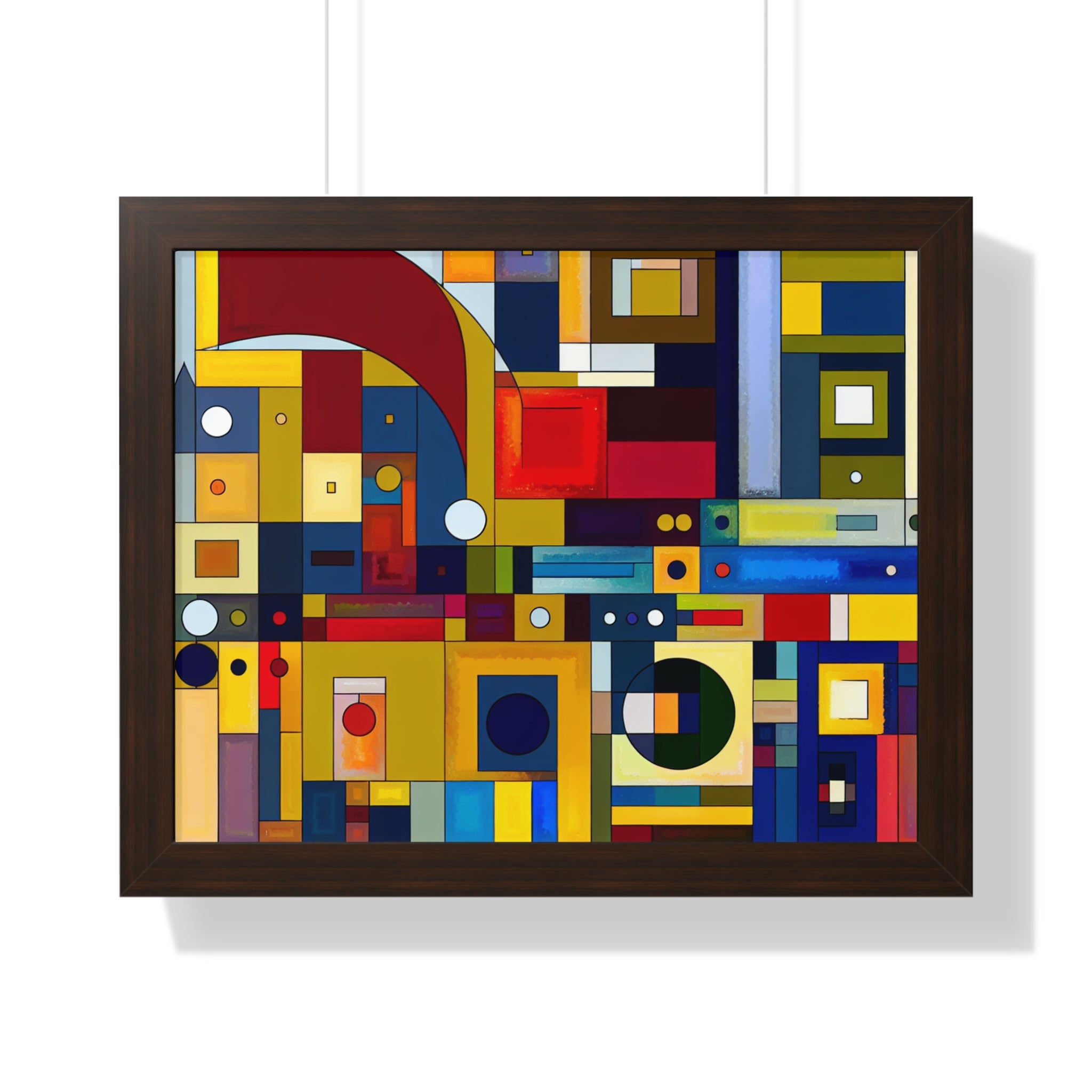 Chromatic Intersections | Framed Print