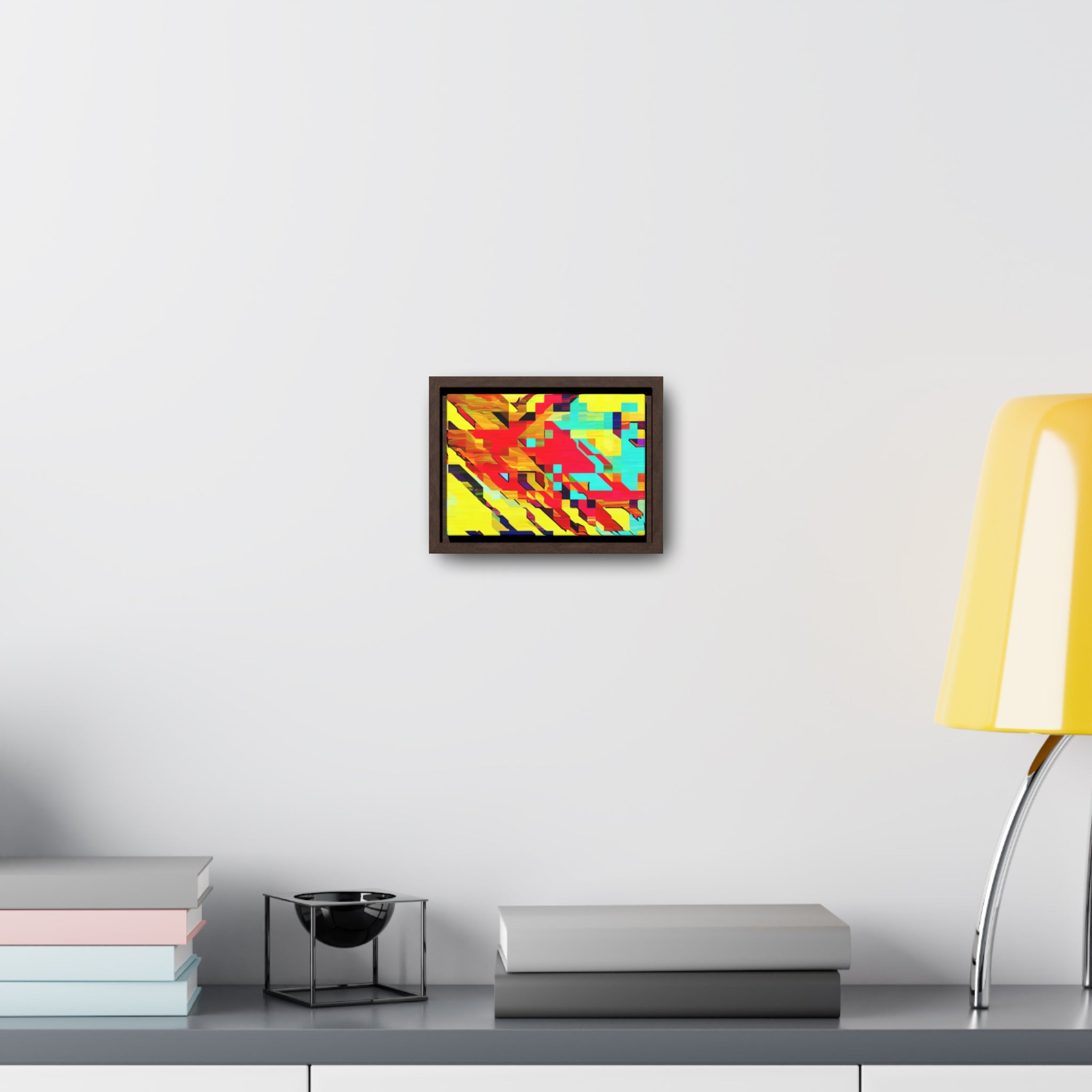 Euphoria in Pixels | Framed Canvas