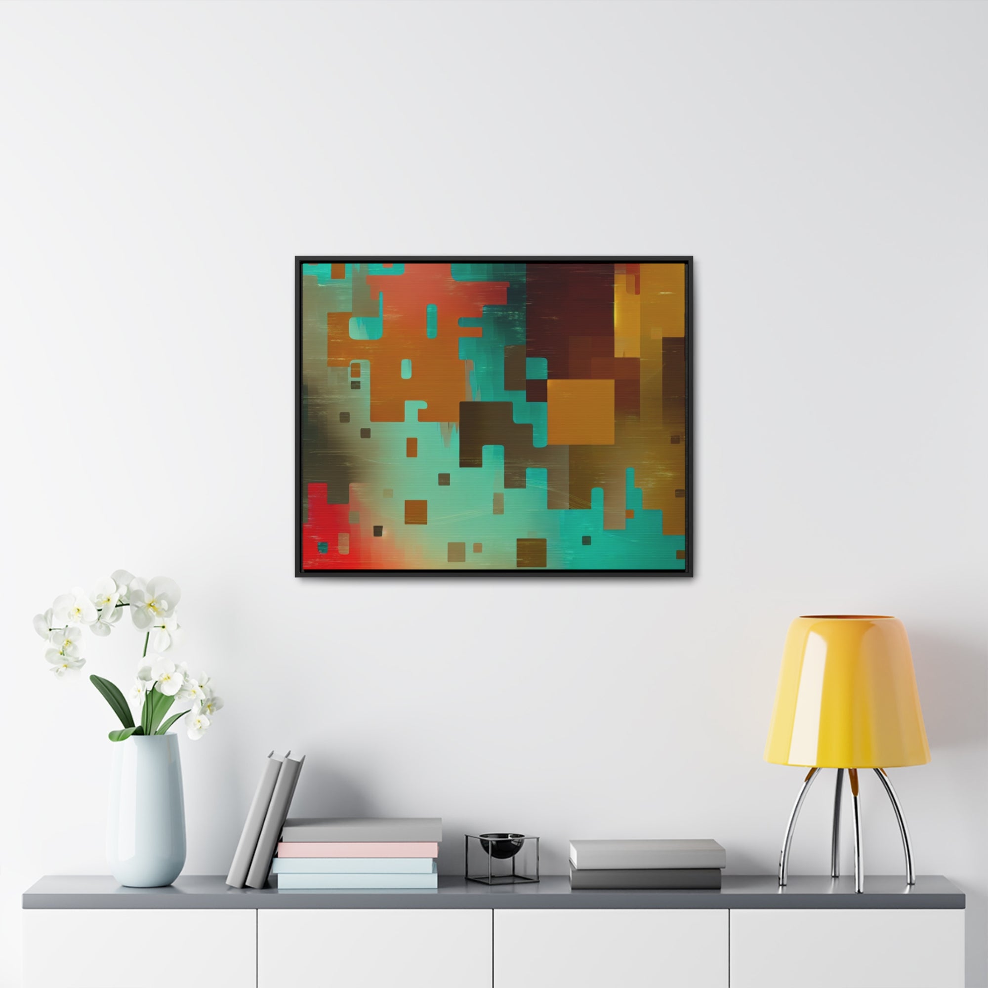 Retro Reverie | Framed Canvas